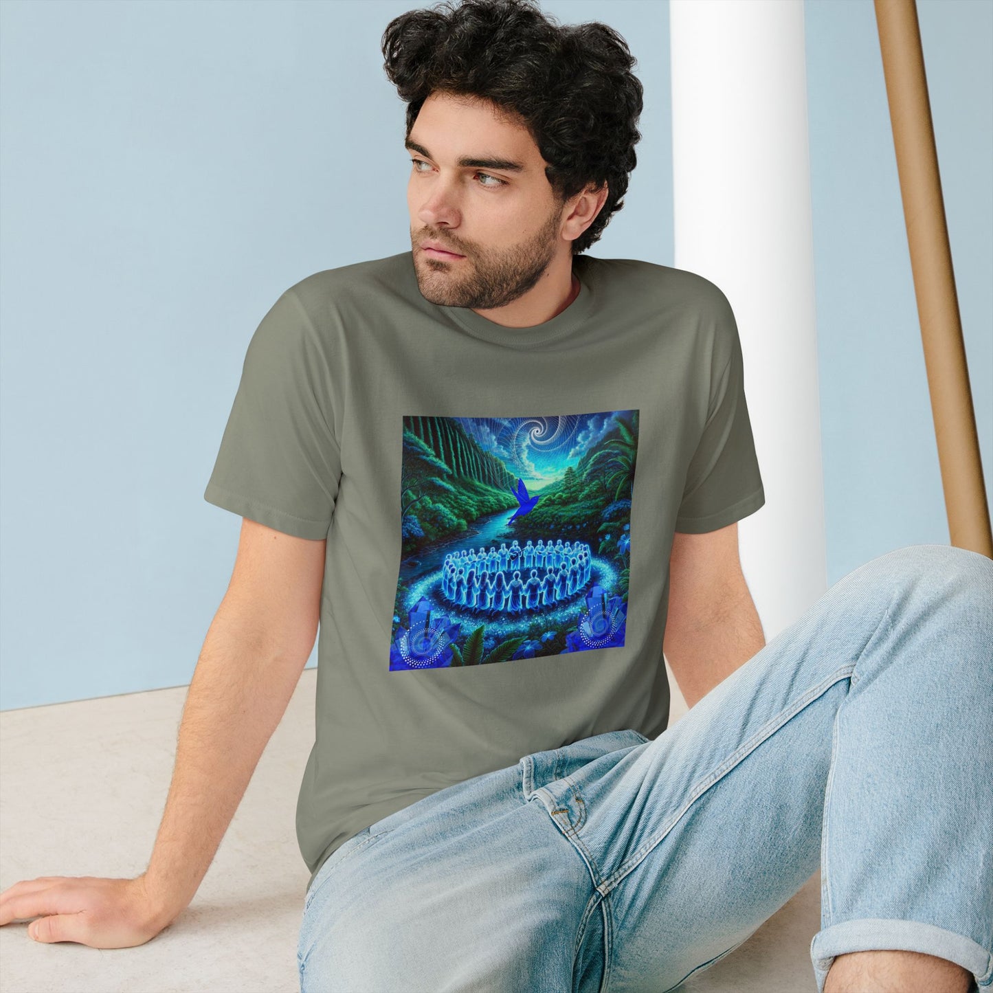 The Song of the Blue Hummingbird -100% Organic Cotton T-shirt