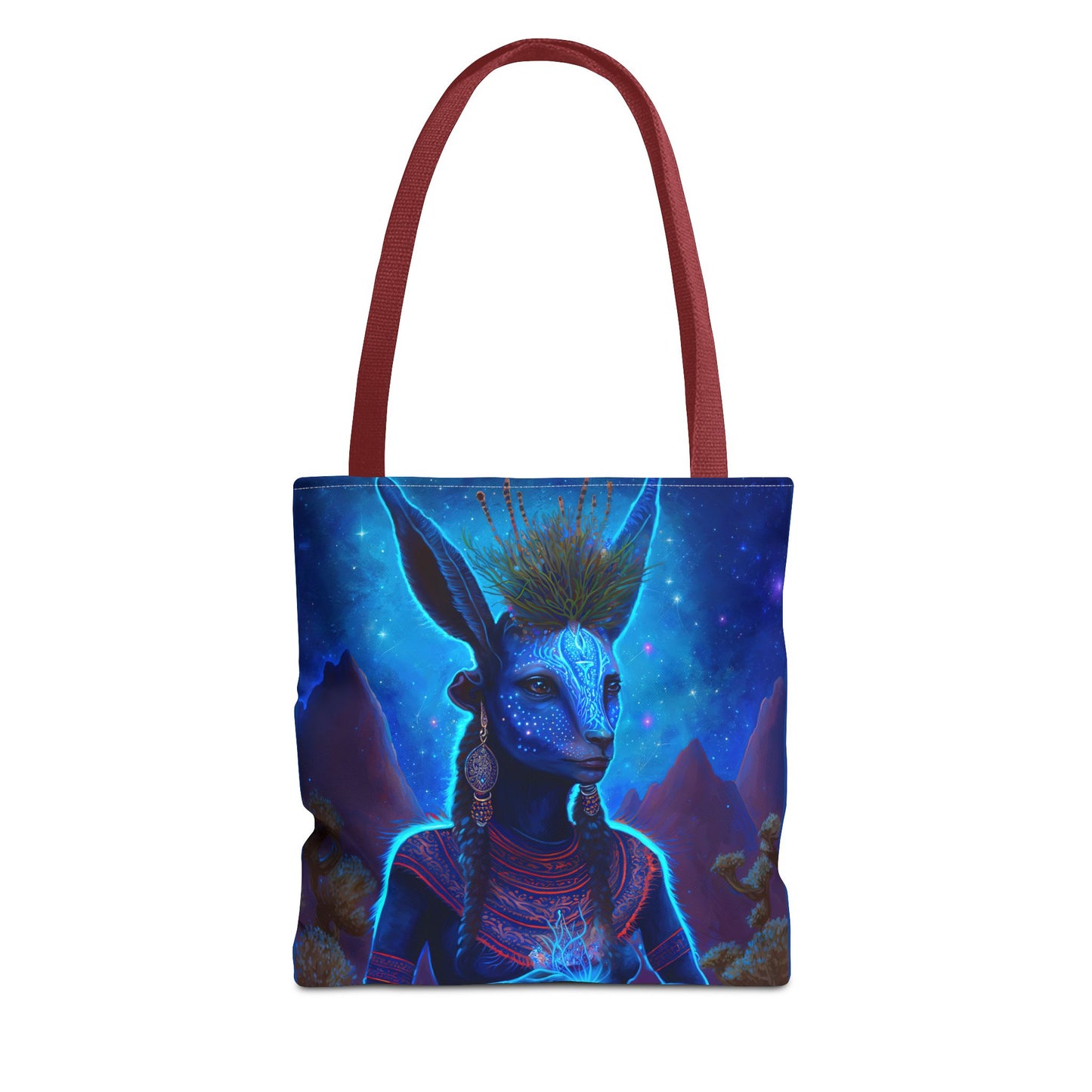Sacred Blue Deer-Spirit Tote Bag