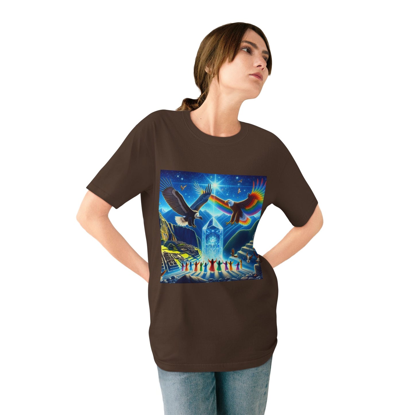 Prophecy of Eagle and Condor-Organic Cotton Unisex T-Shirt