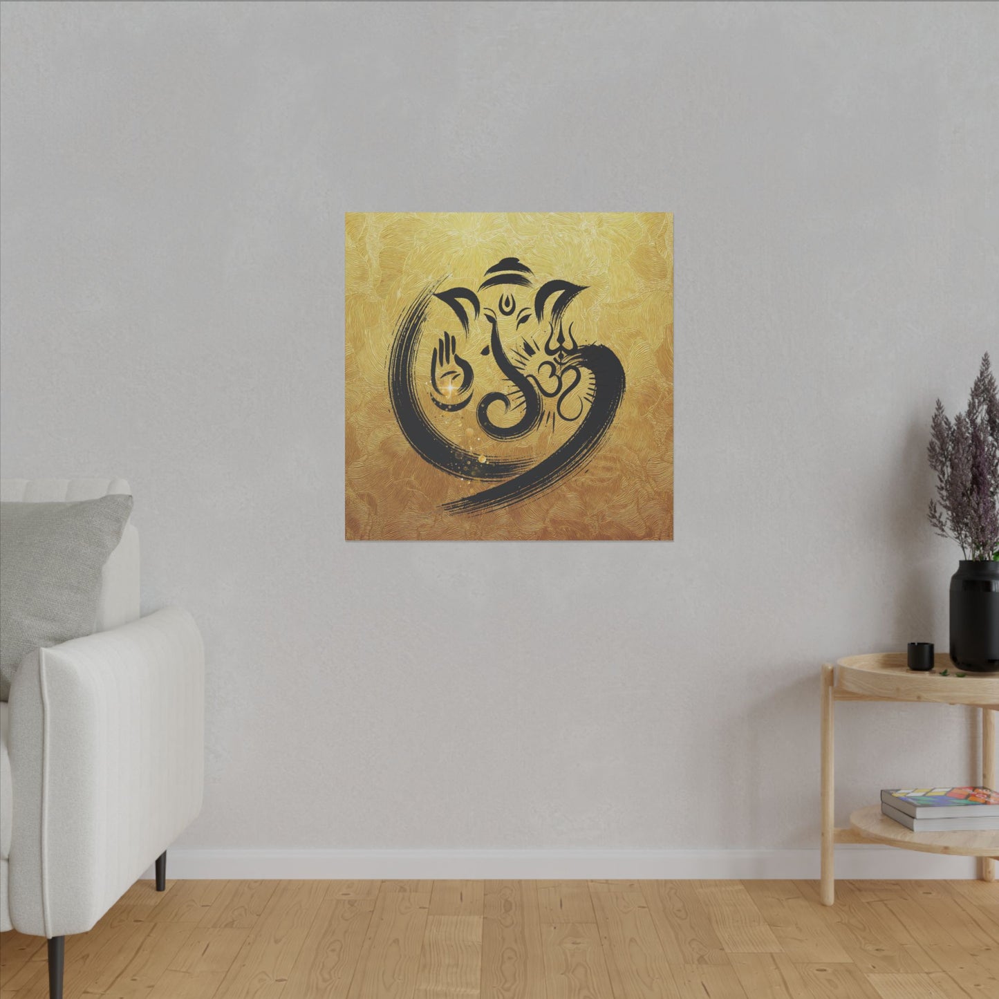 Blessing of Ganesha-Matte Canvas Art