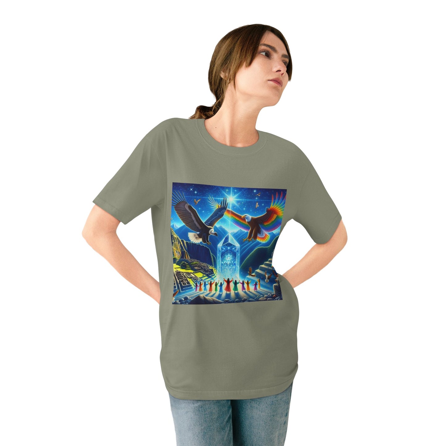 Prophecy of Eagle and Condor-Organic Cotton Unisex T-Shirt