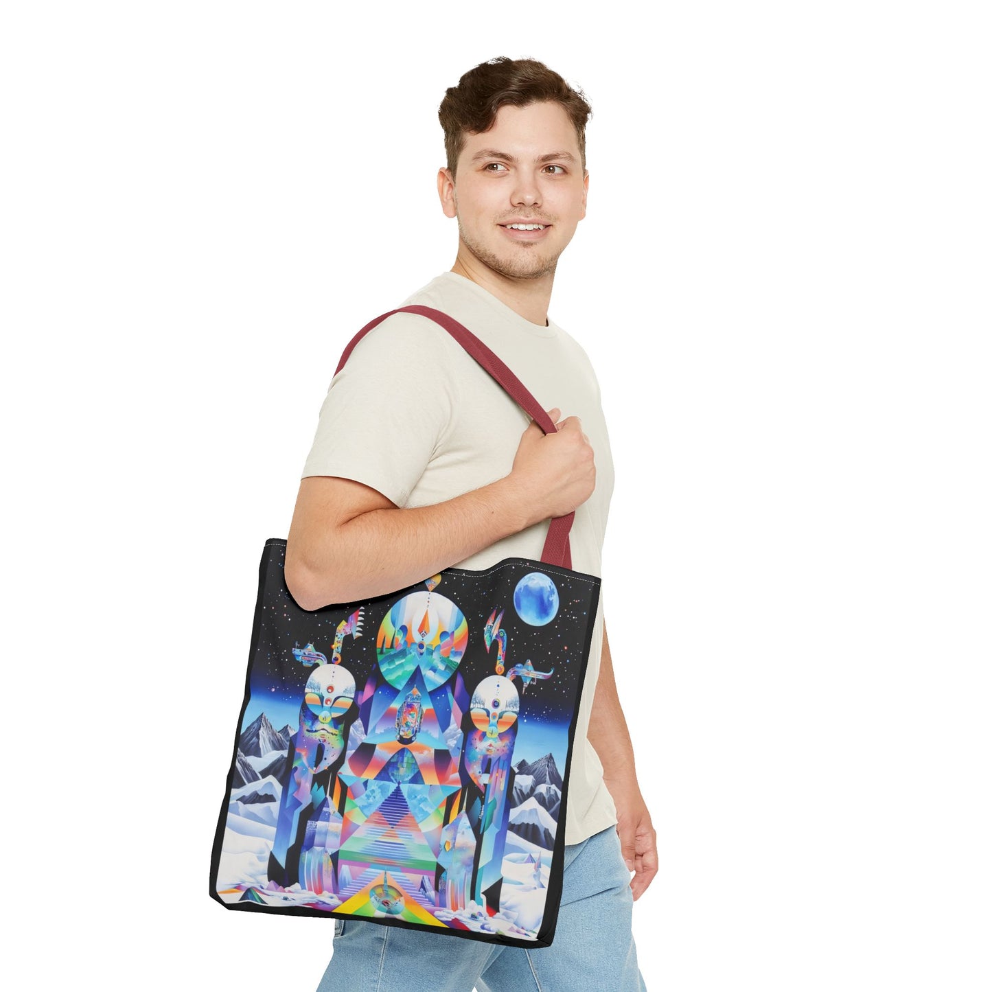 Cosmic City of Crystal -Spirit Tote Bag