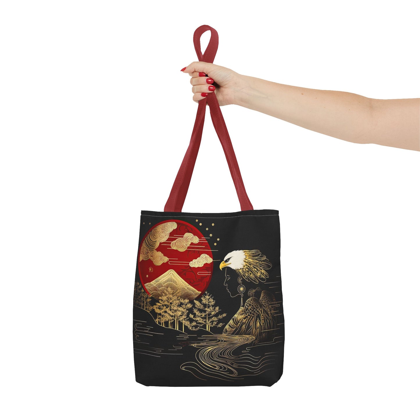 The Golden Eagle&Sun-Spirit Tote Bag
