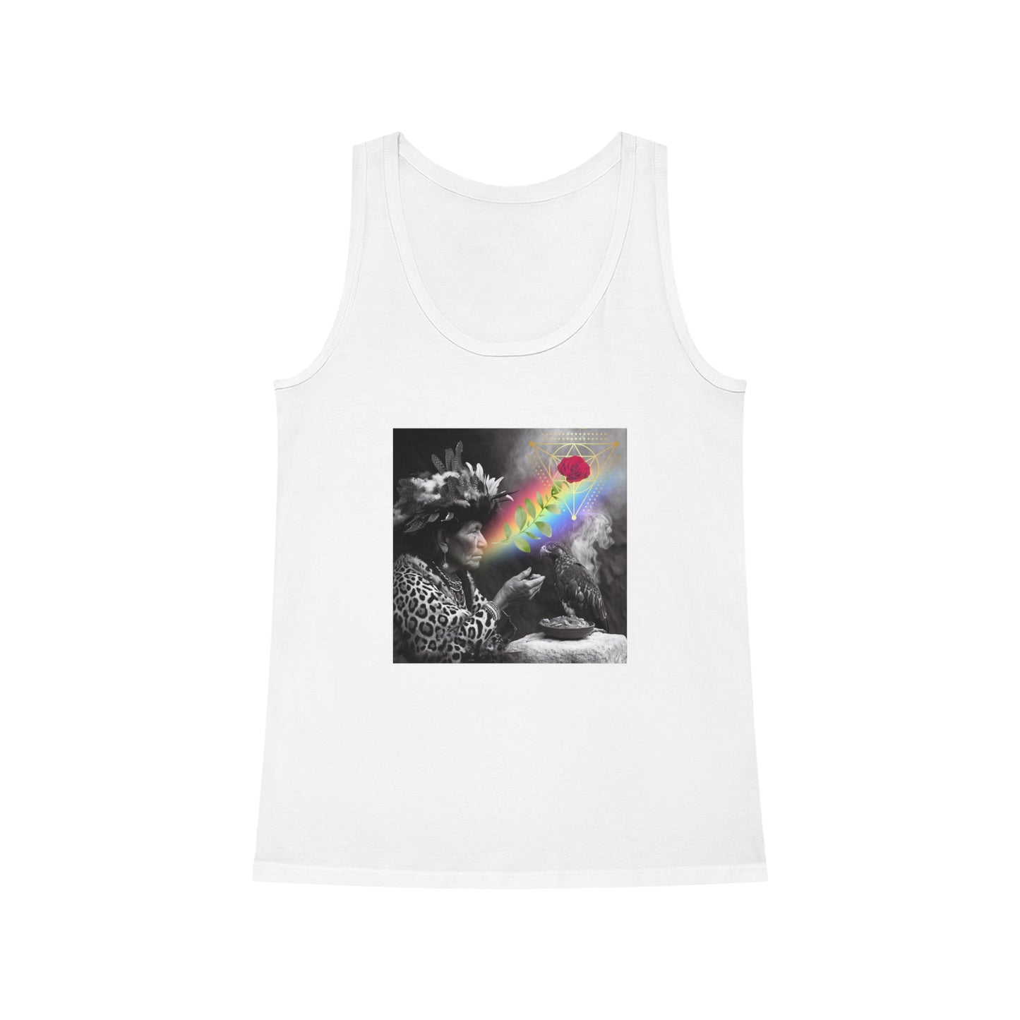 Vision of Medicine Woman-Organic Cotton Women's Tank Top