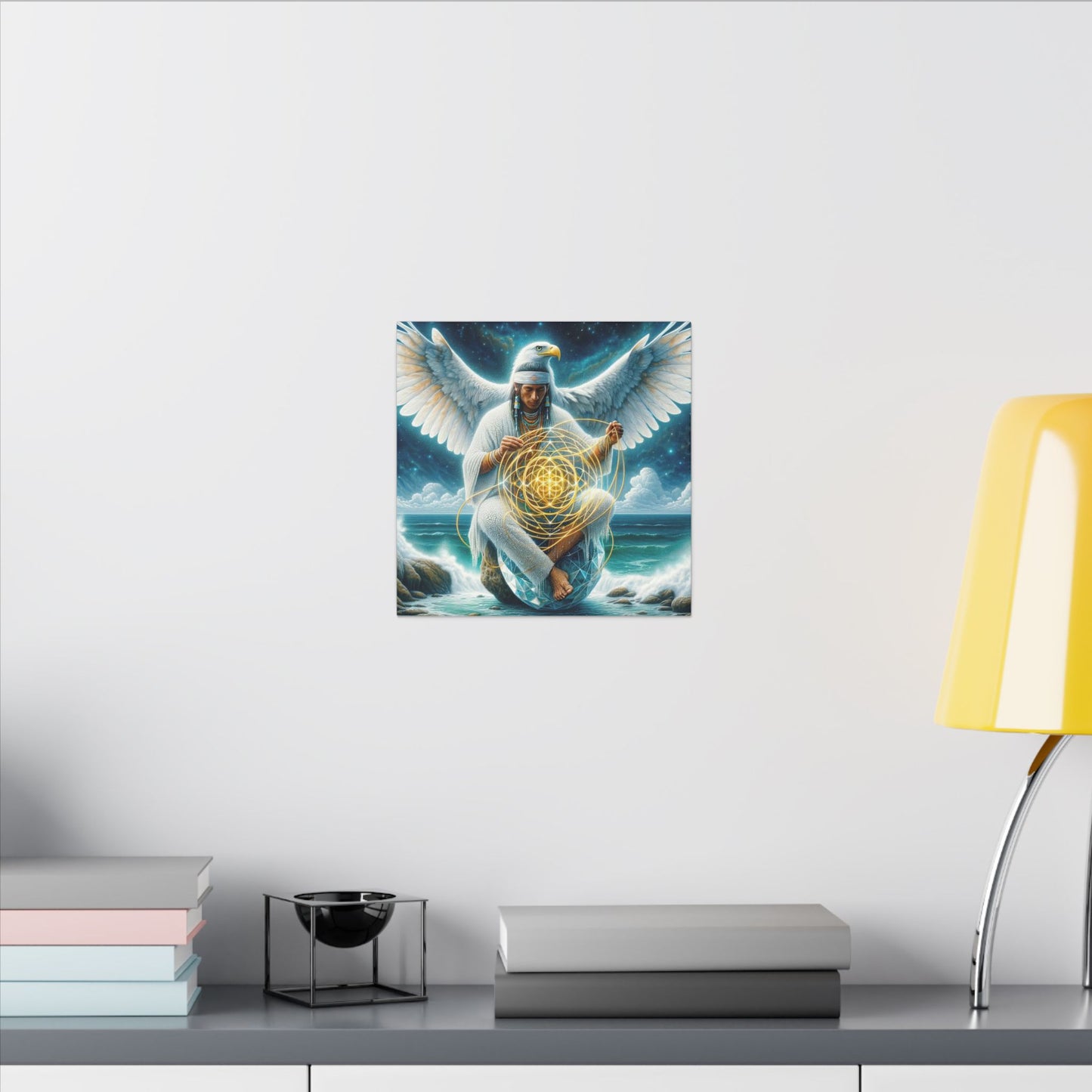 The Weaver of Light-Matte Canvas Art