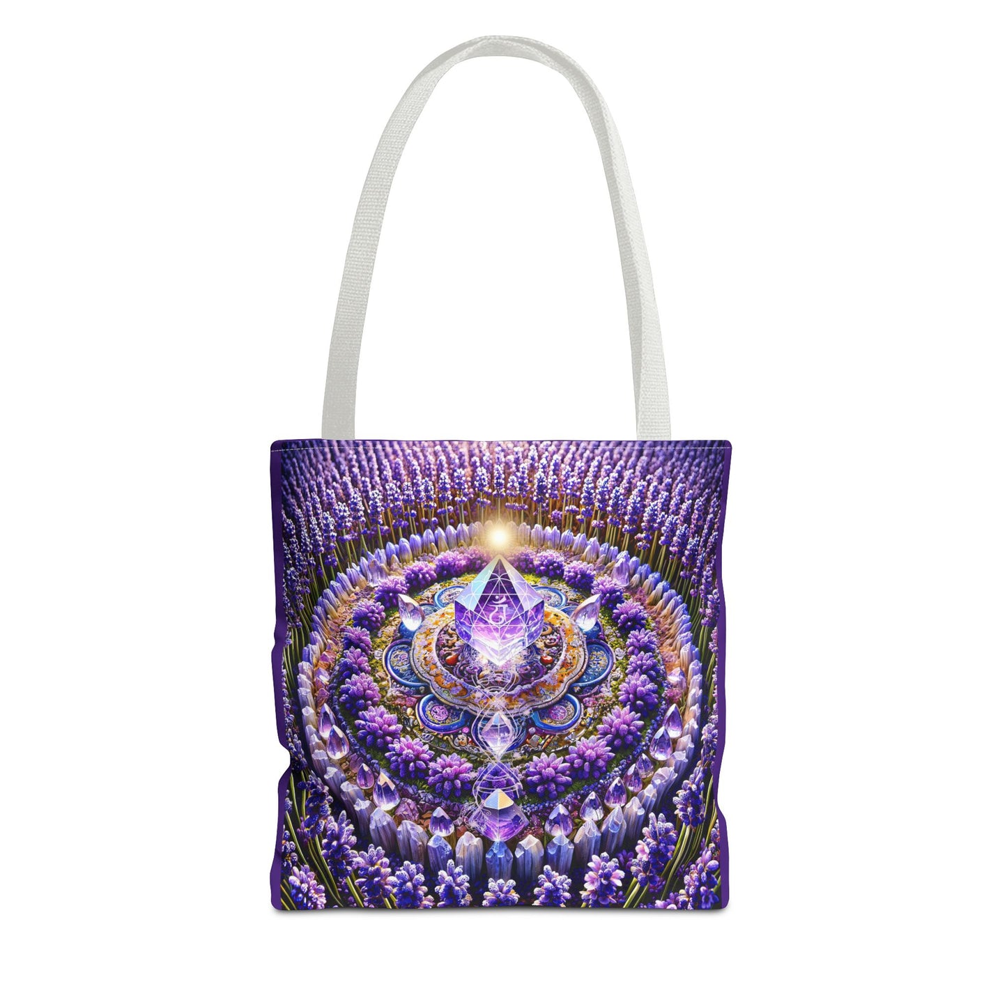 Violet Flame Mandara-Spirit Tote Bag -