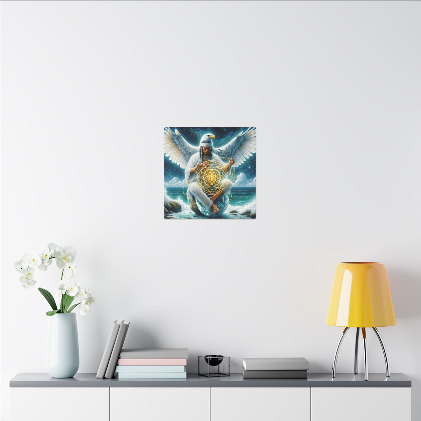 The Weaver of Light-Matte Canvas Art