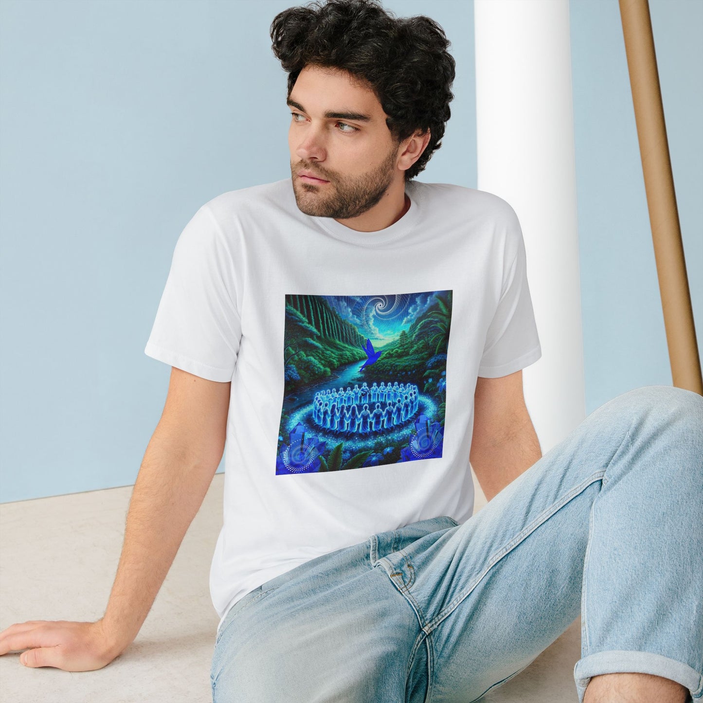The Song of the Blue Hummingbird -100% Organic Cotton T-shirt