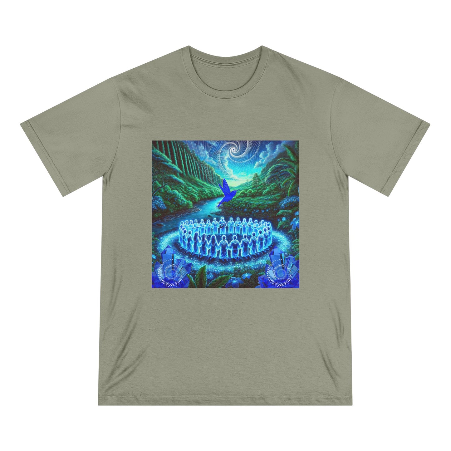The Song of the Blue Hummingbird -100% Organic Cotton T-shirt