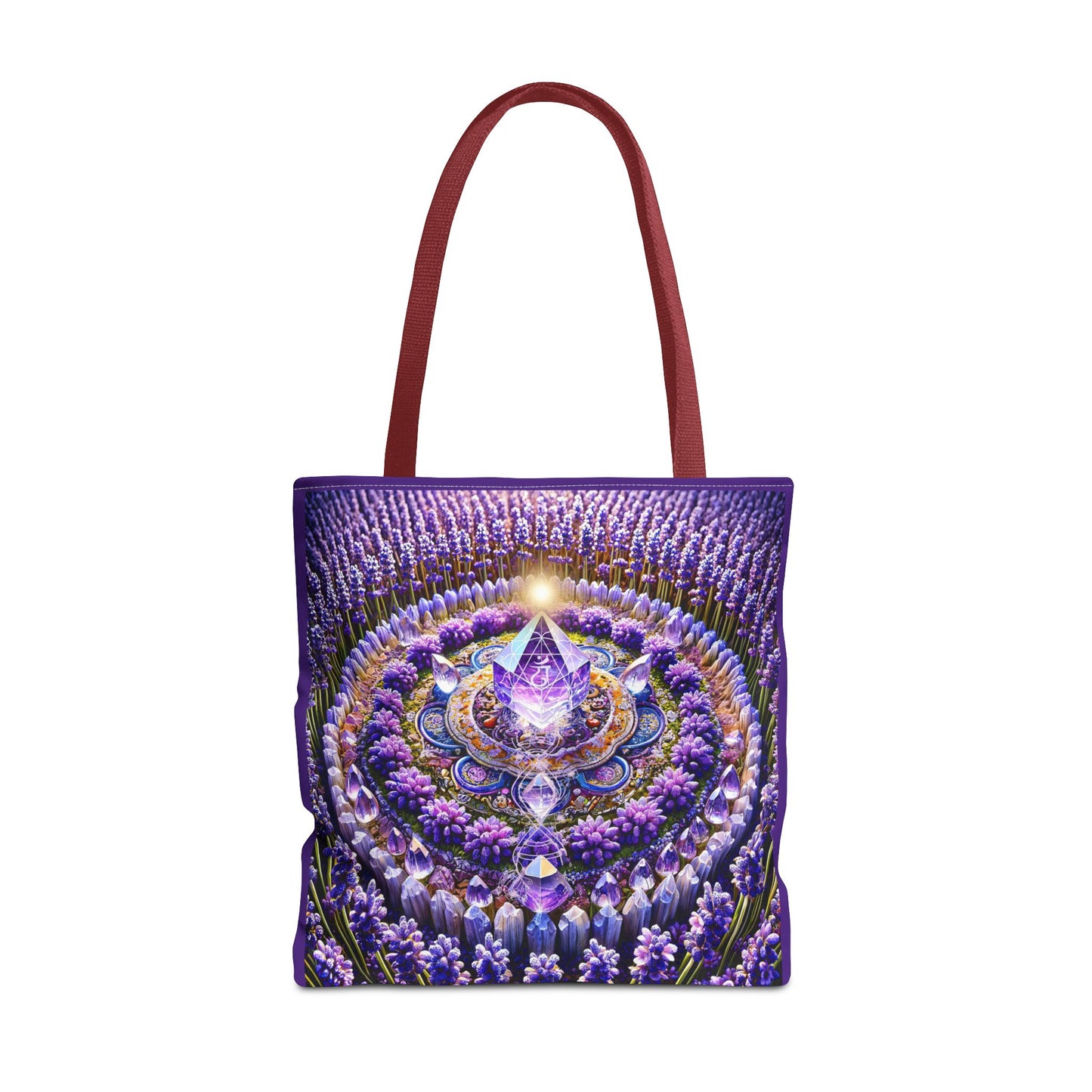 Violet Flame Mandara-Spirit Tote Bag -