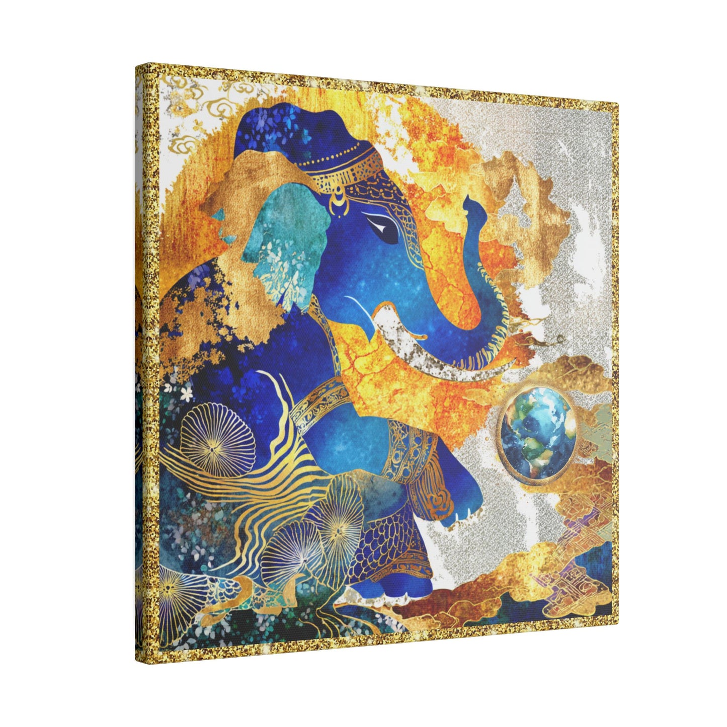 Blessing of Ganesha-Matte Canvas Art