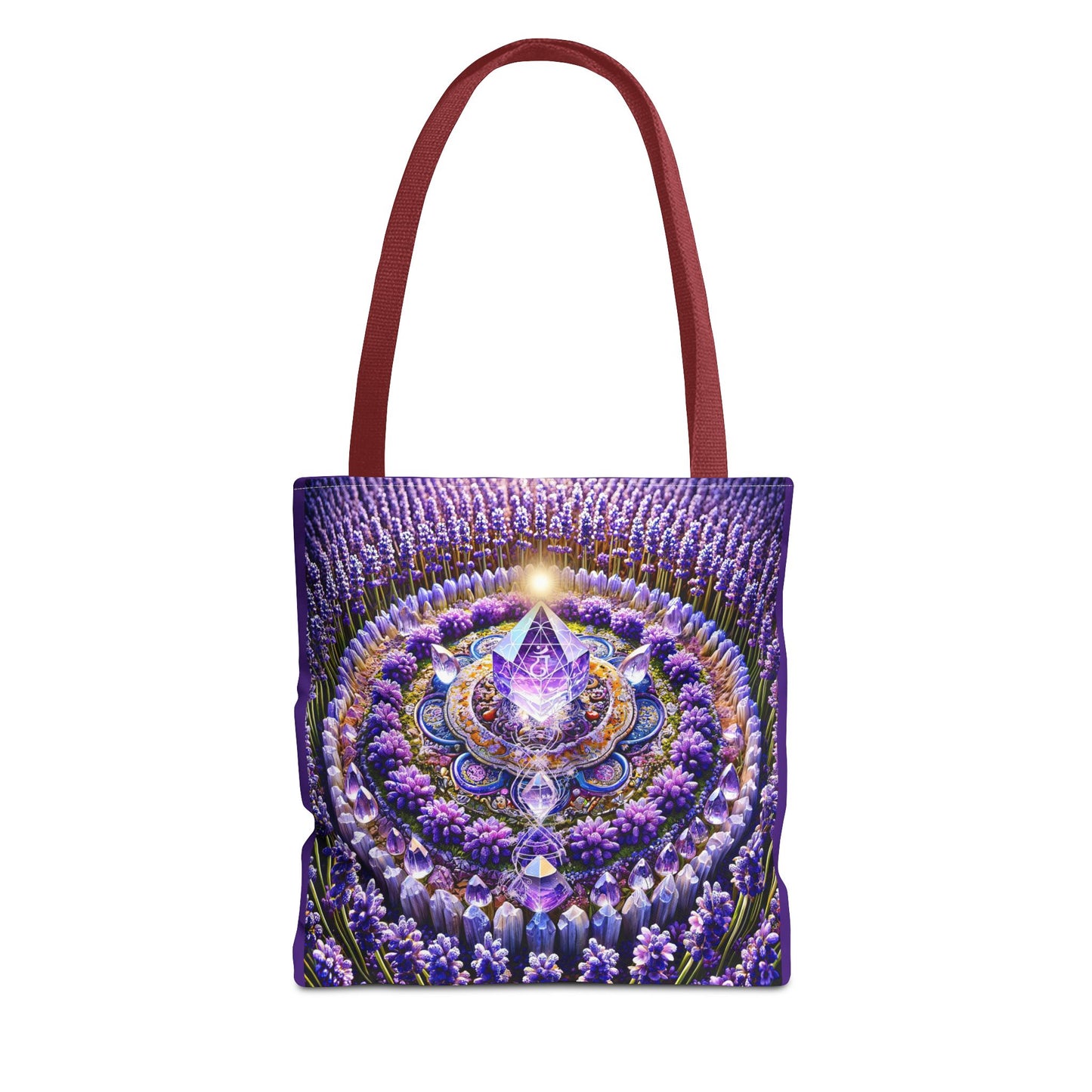 Violet Flame Mandara-Spirit Tote Bag -