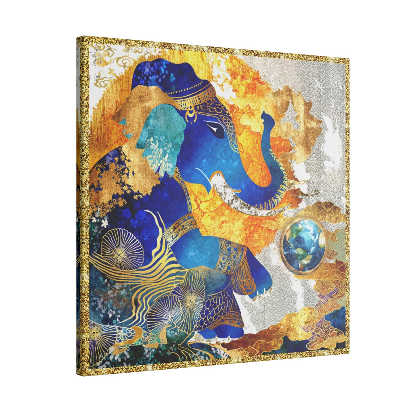 Blessing of Ganesha-Matte Canvas Art