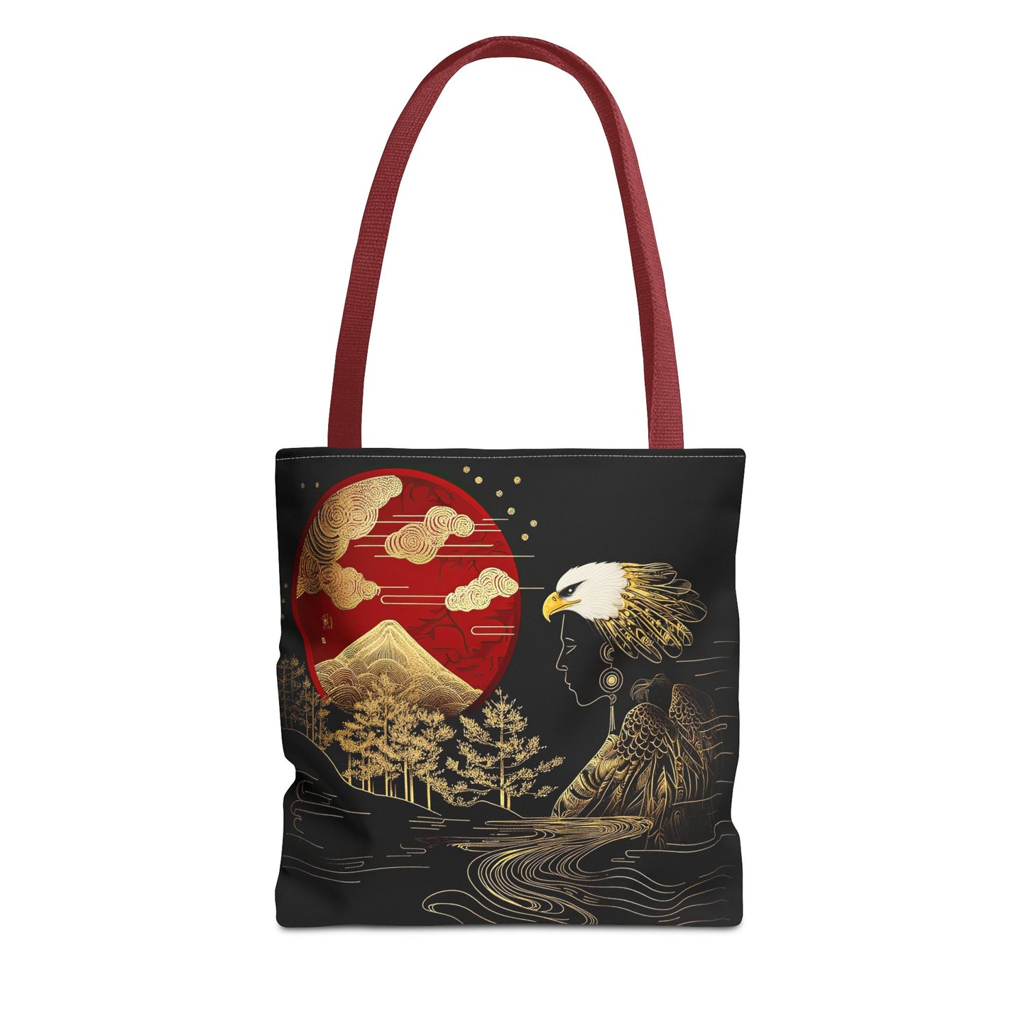 The Golden Eagle&Sun-Spirit Tote Bag