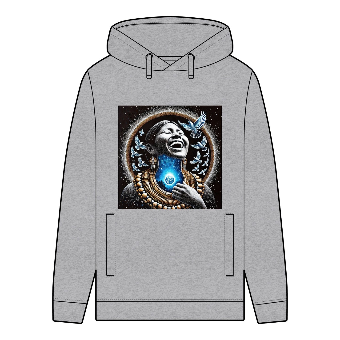 Truth of Voice-Men's 100% Organic Cotton Hoodie
