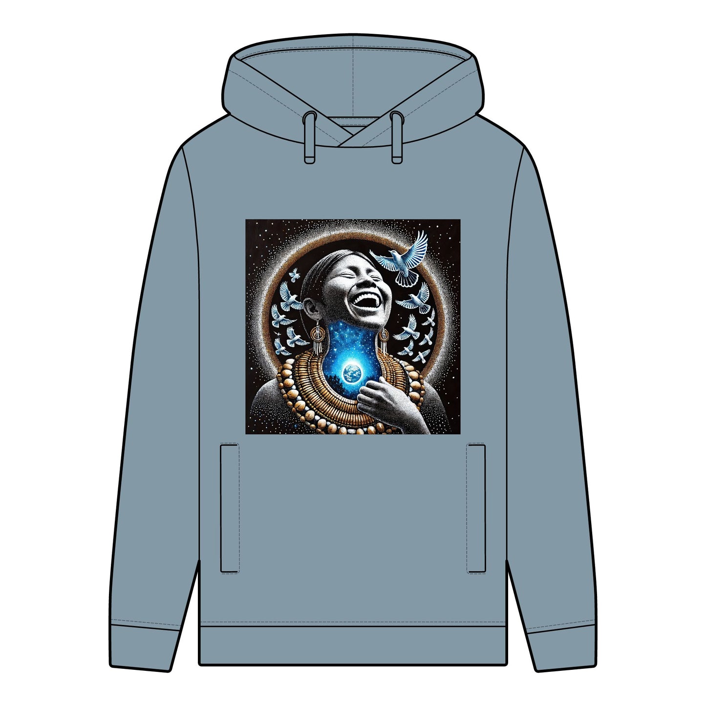 Truth of Voice-Men's 100% Organic Cotton Hoodie