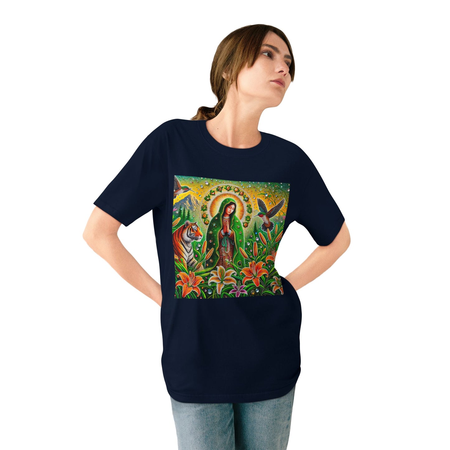 Mother of the Medicine Garden-Unisex 100% Organic Cotton T-Shirt