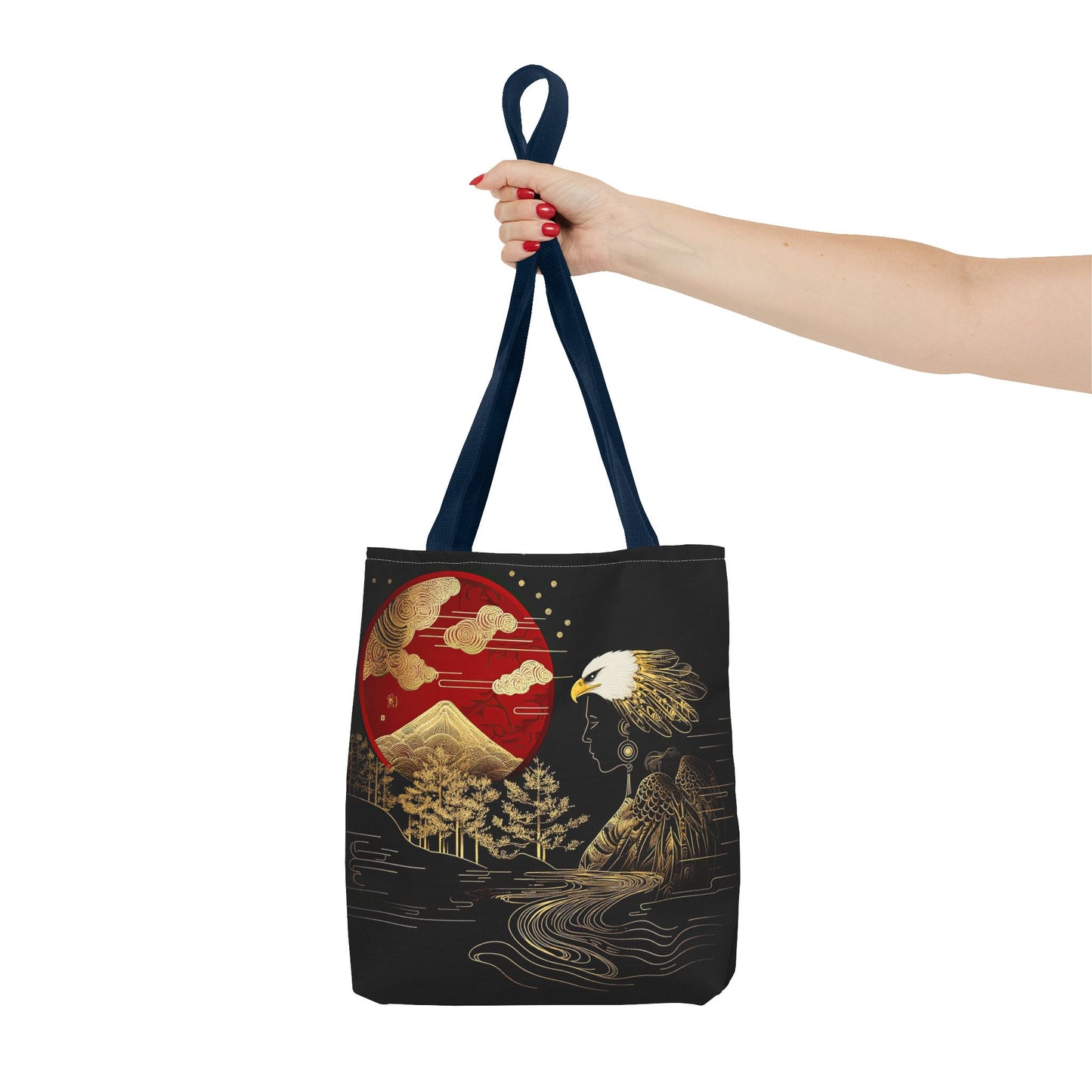 The Golden Eagle&Sun-Spirit Tote Bag