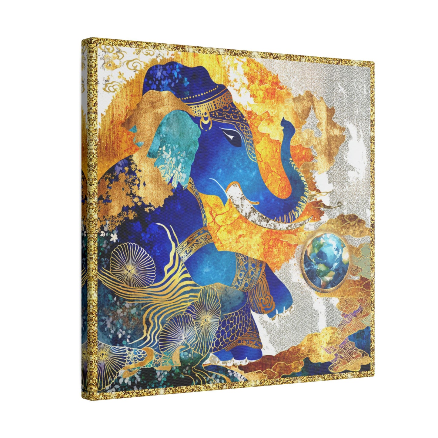 Blessing of Ganesha-Matte Canvas Art