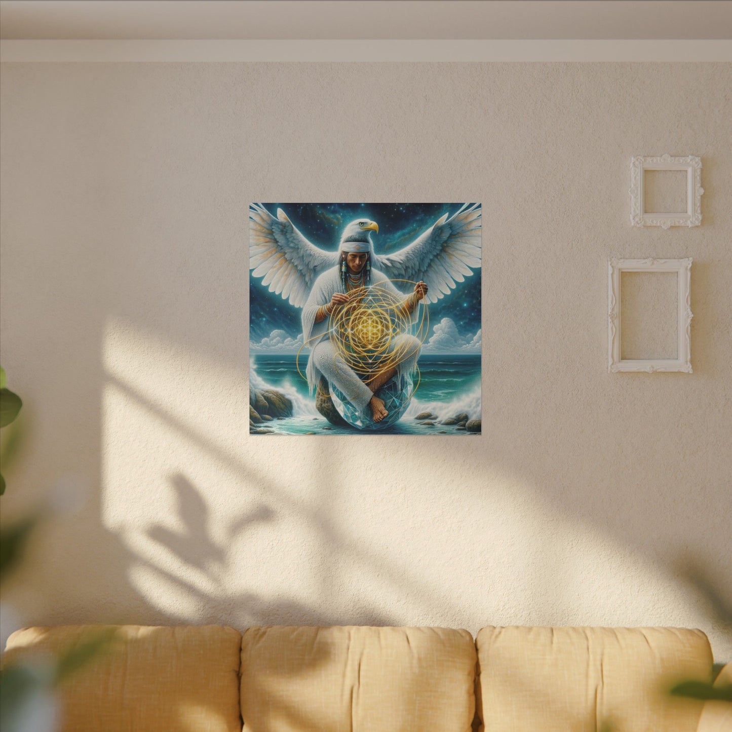 The Weaver of Light-Matte Canvas Art