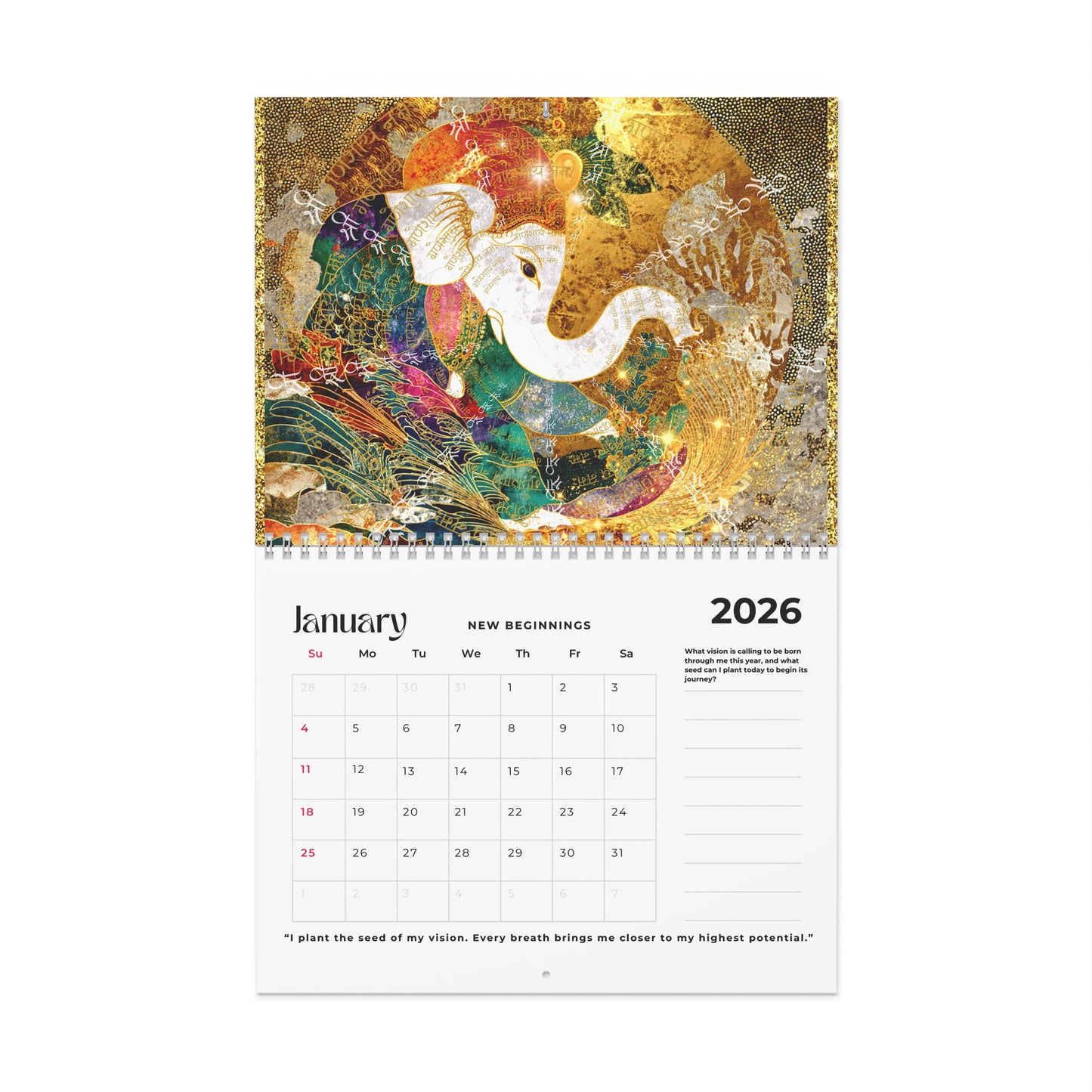 2026 Shambhala Light Visionary Art Calender【MIRACLE of LOVE】