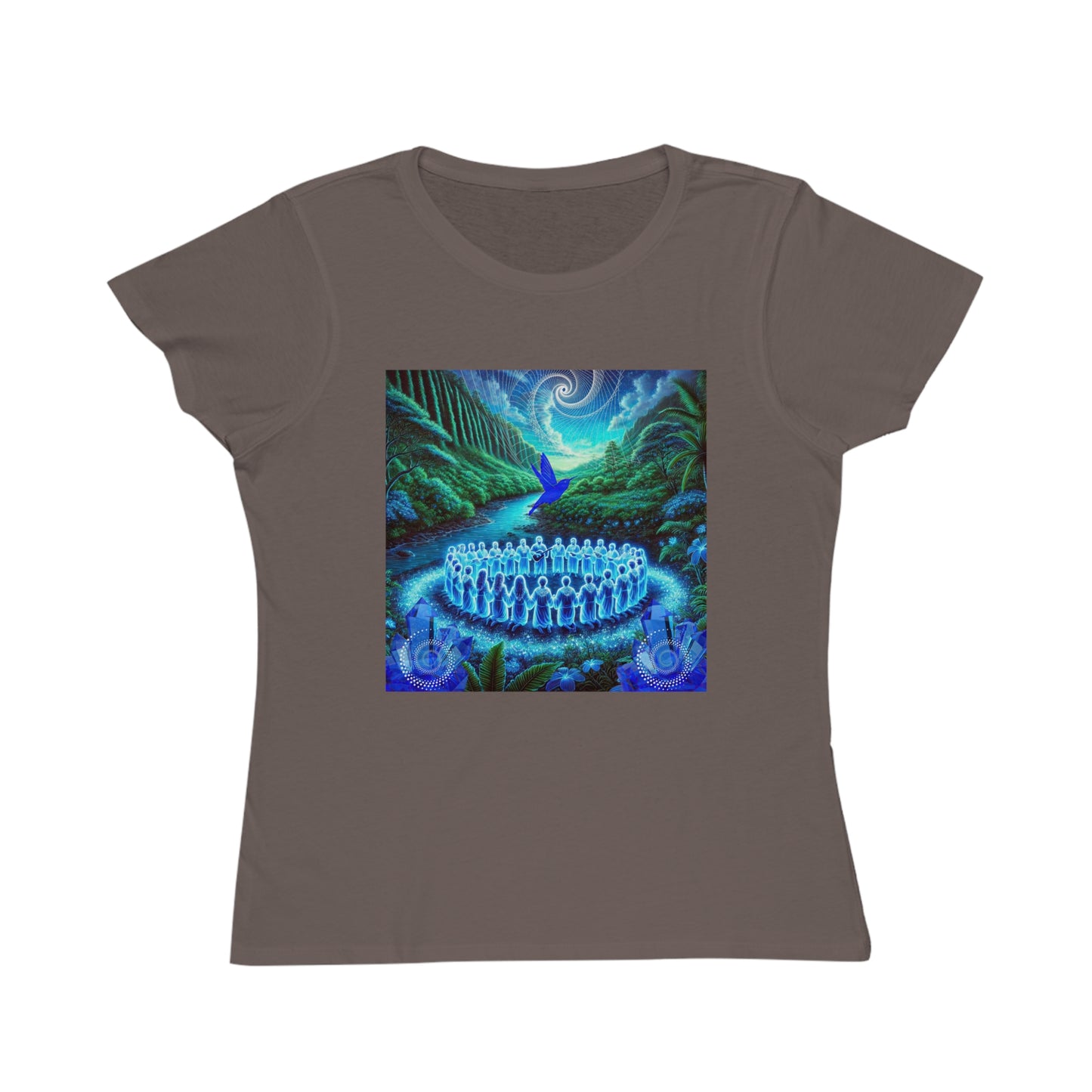 The Song of the Blue Hummingbird-100%Organic Women's T-Shirt