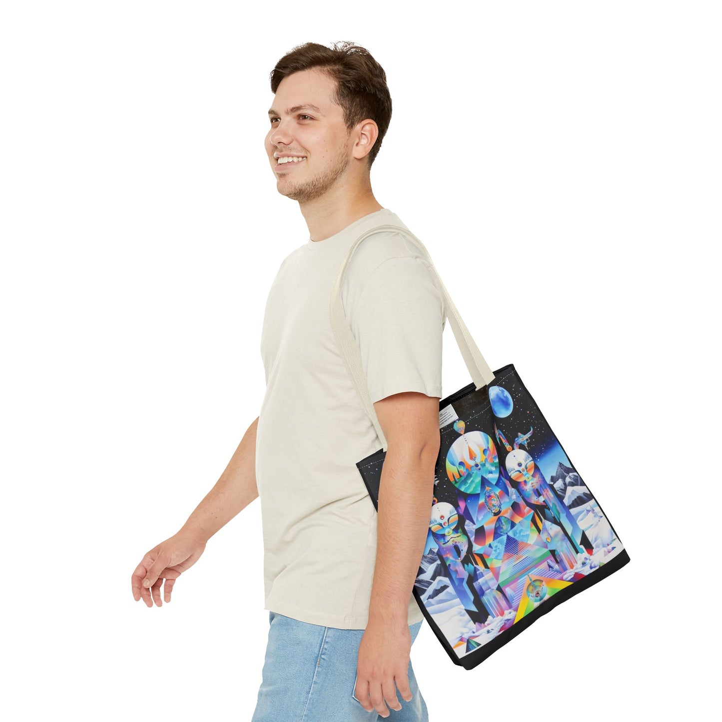 Cosmic City of Crystal -Spirit Tote Bag