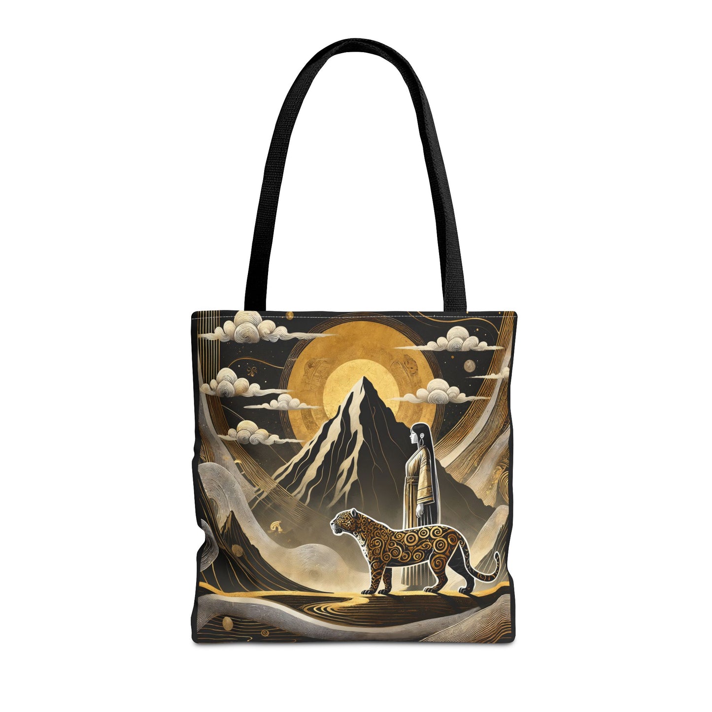 Golden Dream & Jaguar's Path Spirit Tote Bag