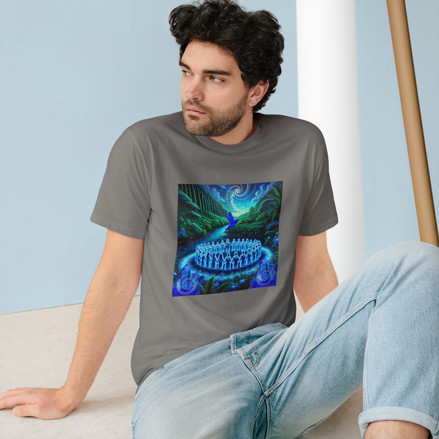 The Song of the Blue Hummingbird -100% Organic Cotton T-shirt