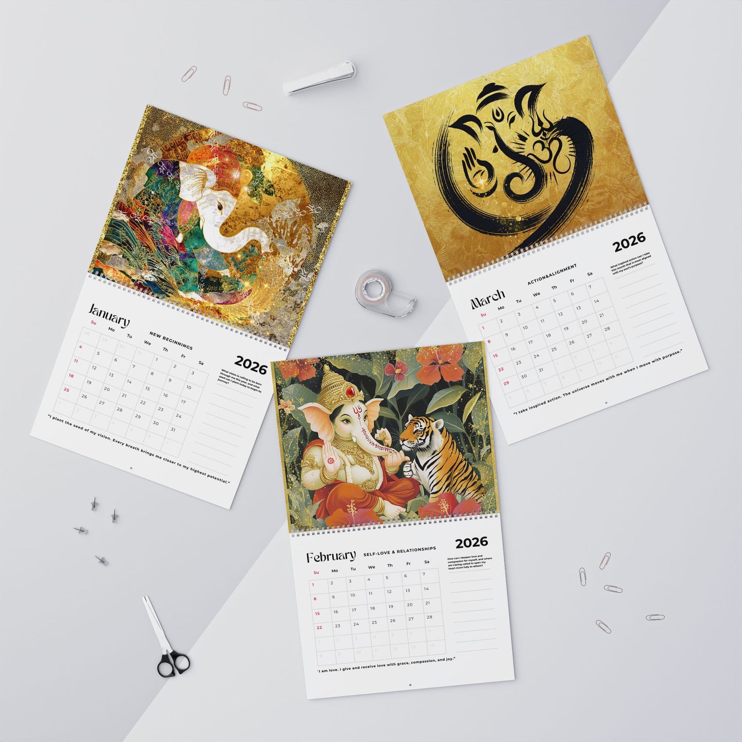 2026 Shambhala Light Visionary Art Calender【MIRACLE of LOVE】