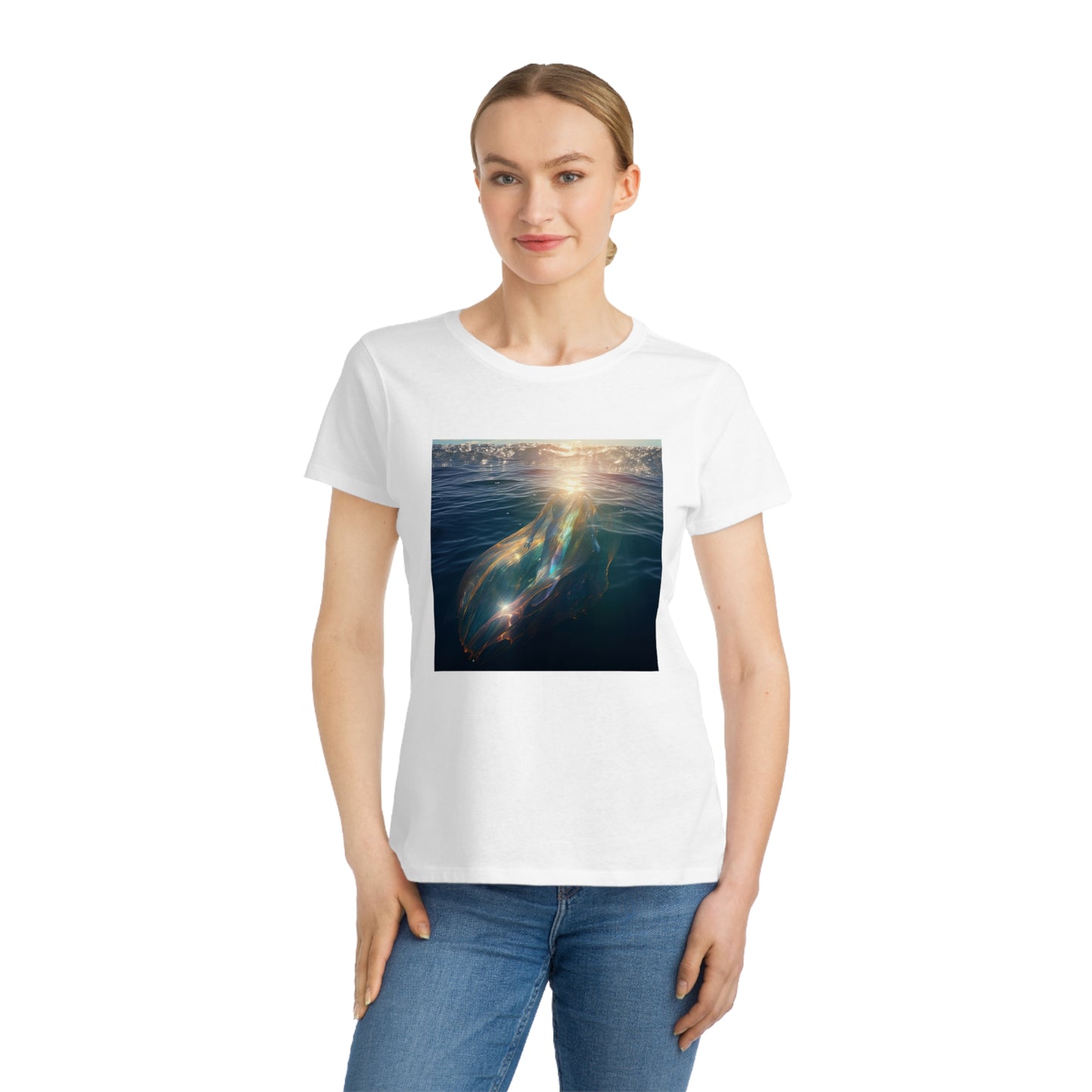 Water of Light- 100% Organic Cotton Women's Classic T-Shirt