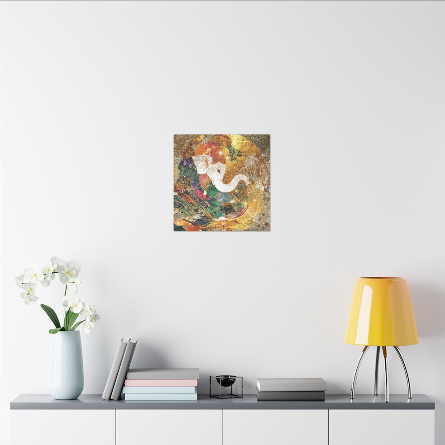 Blessing of Ganesha-Matte Premium Canvas Art