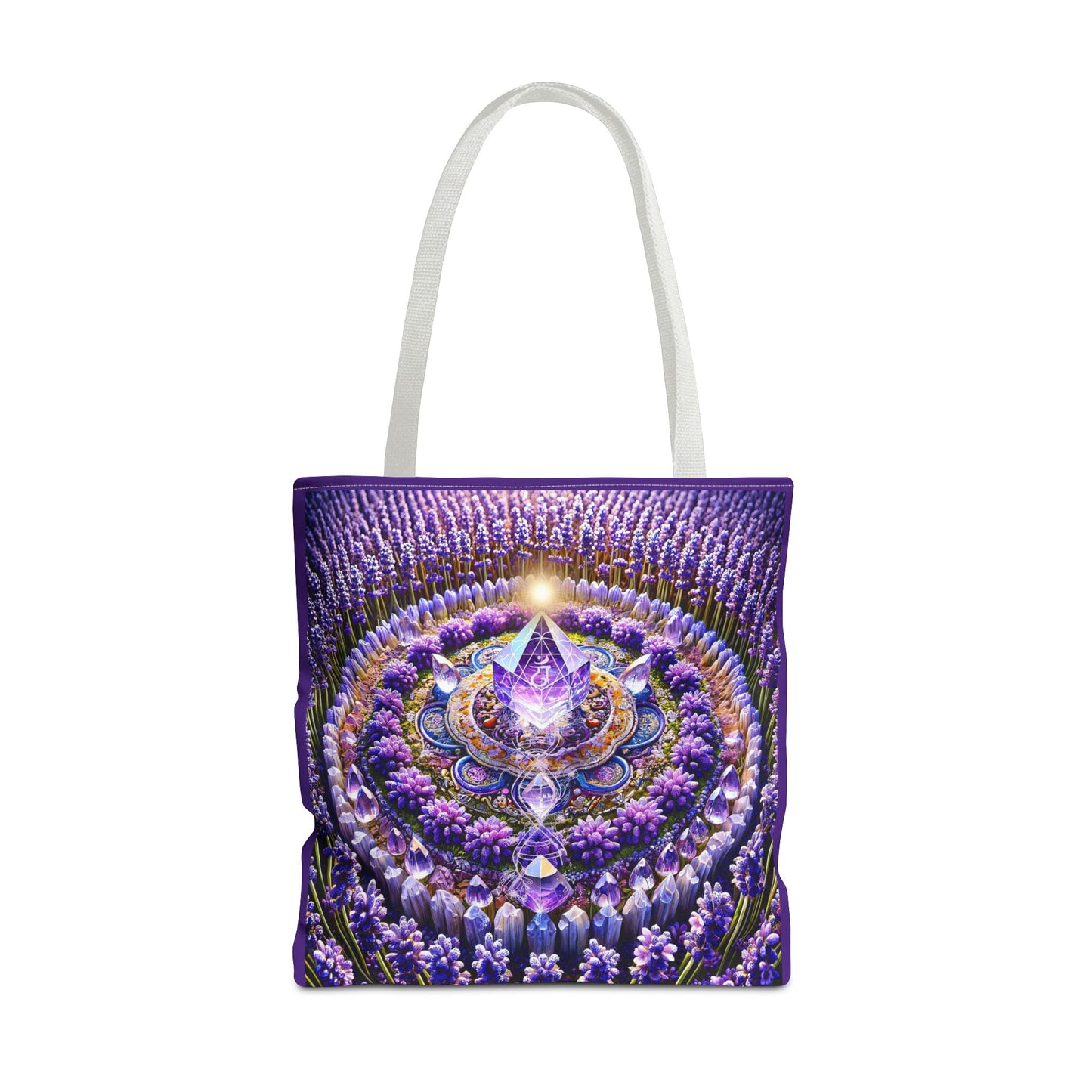 Violet Flame Mandara-Spirit Tote Bag -