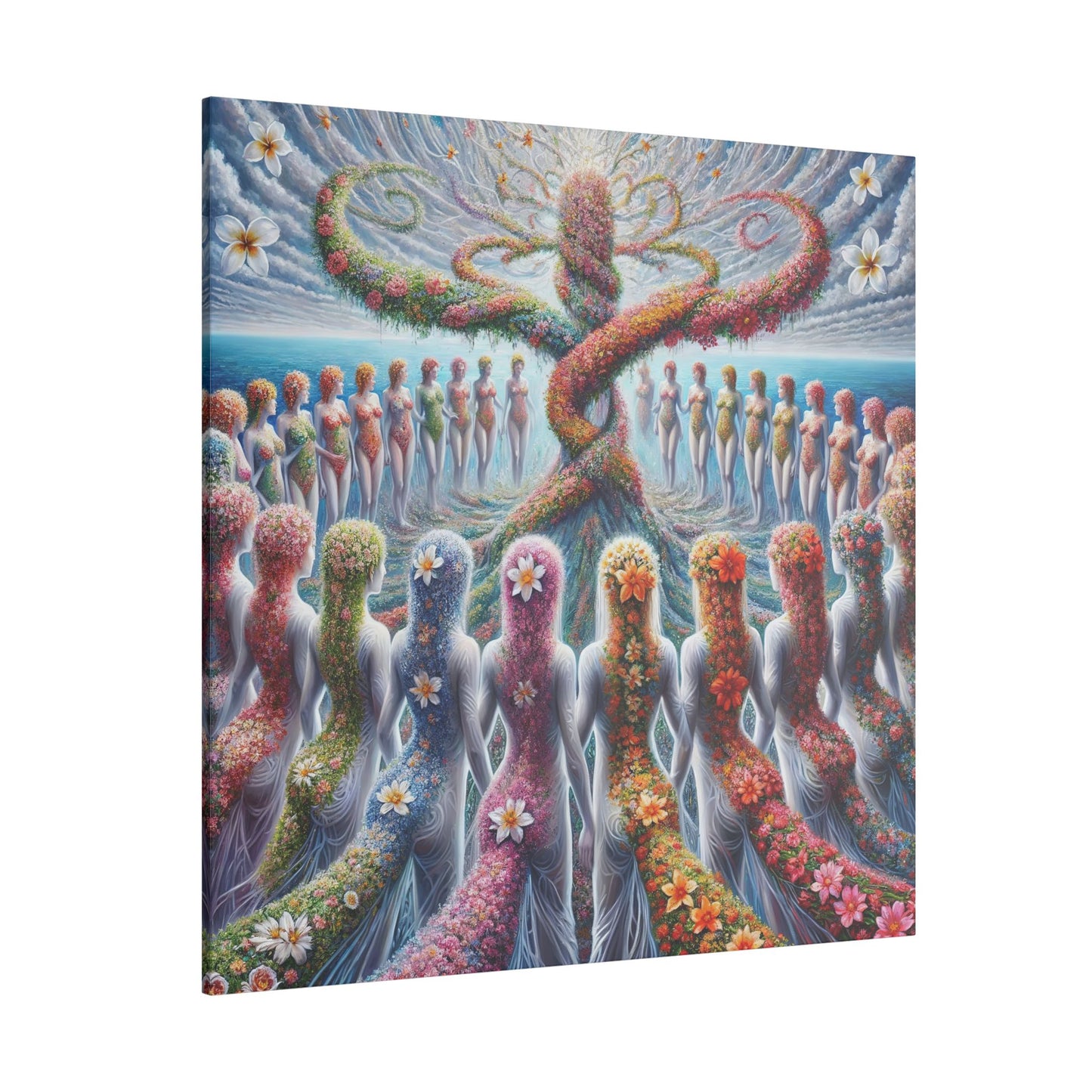 Sister's Circle-Premium Canvas Wall Art