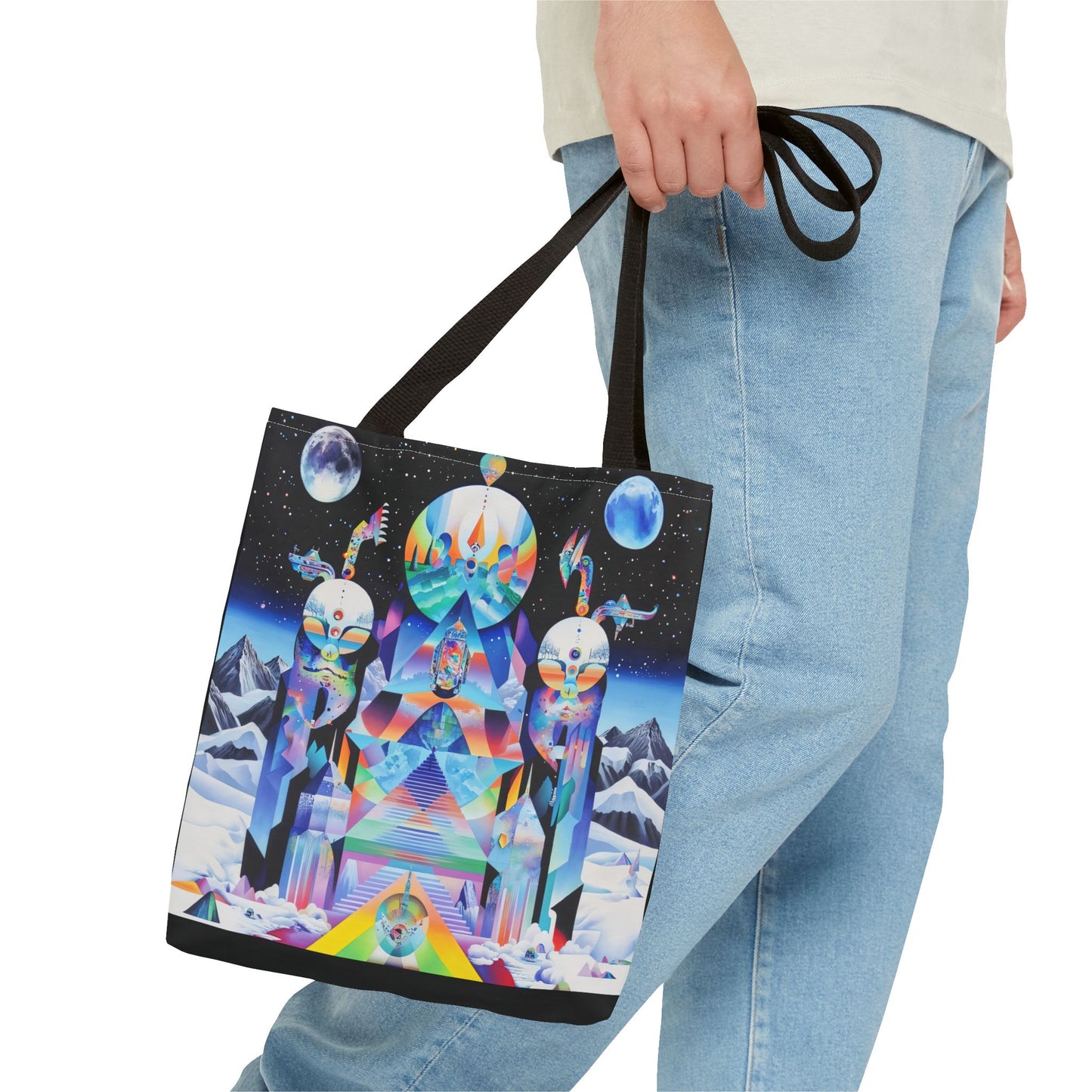 Cosmic City of Crystal -Spirit Tote Bag