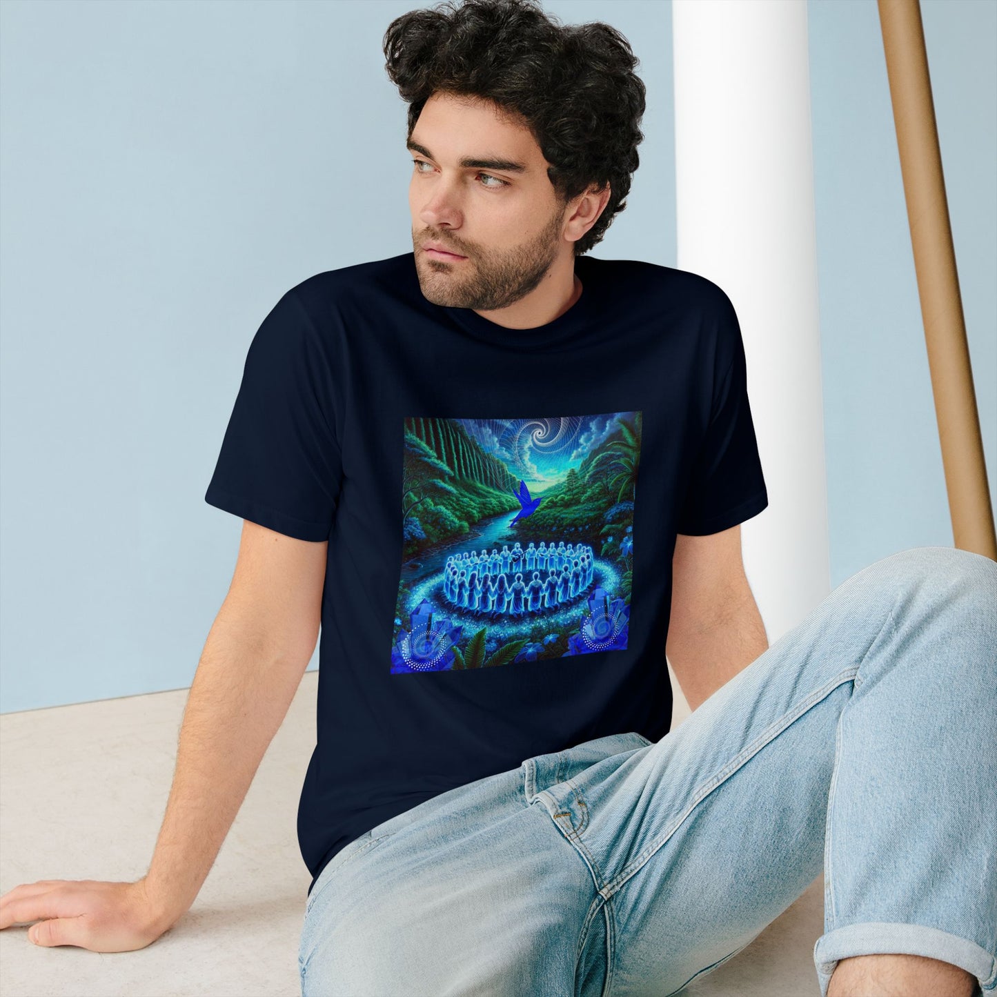 The Song of the Blue Hummingbird -100% Organic Cotton T-shirt