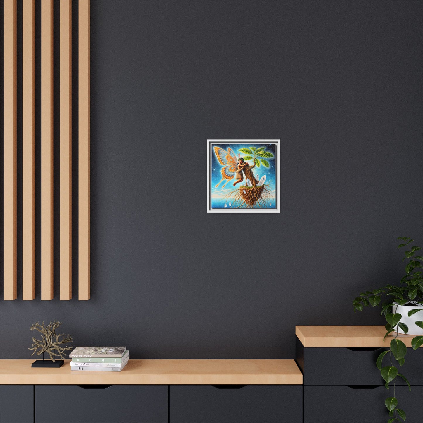 Child of The Earth-Framed Canvas Art