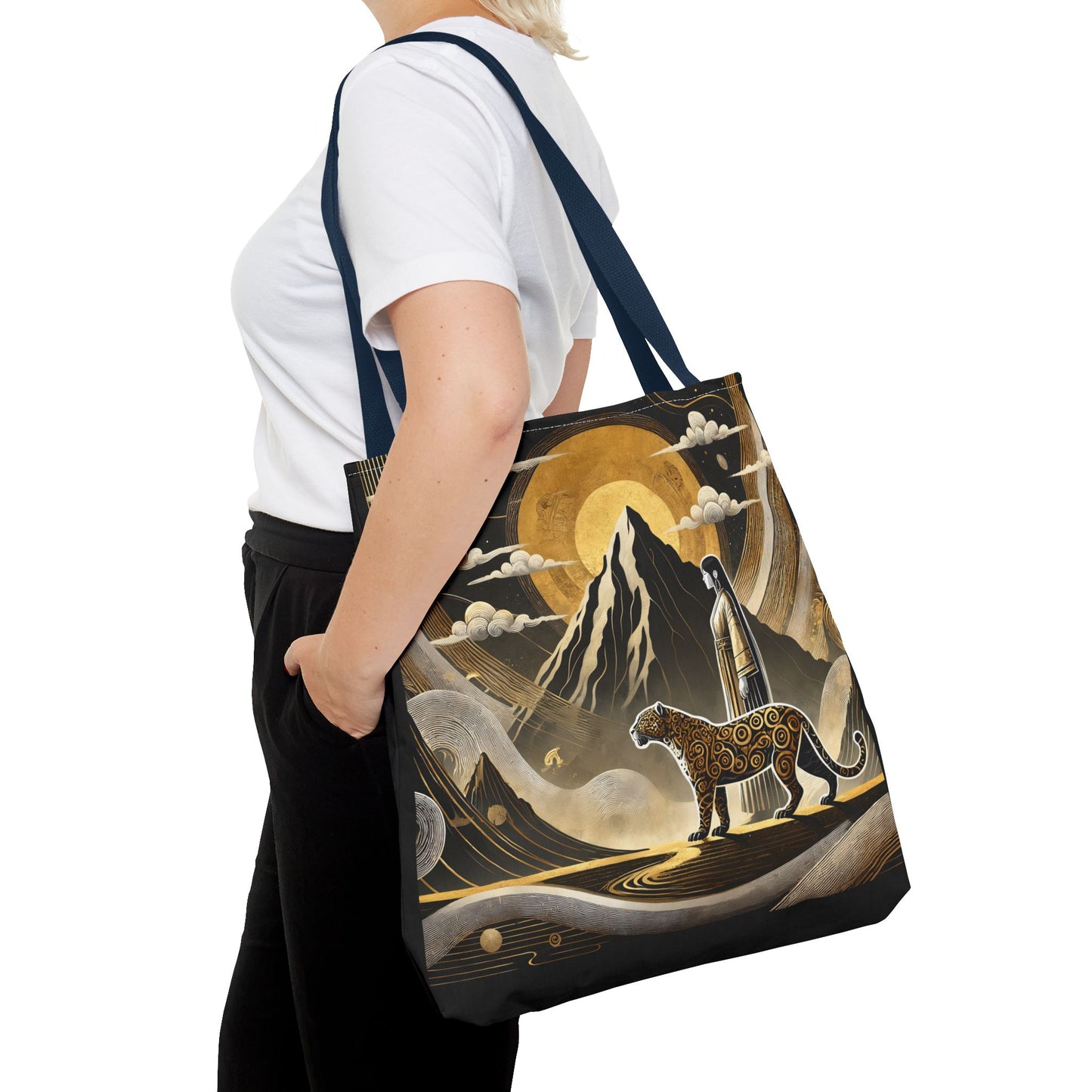 Golden Dream & Jaguar's Path Spirit Tote Bag