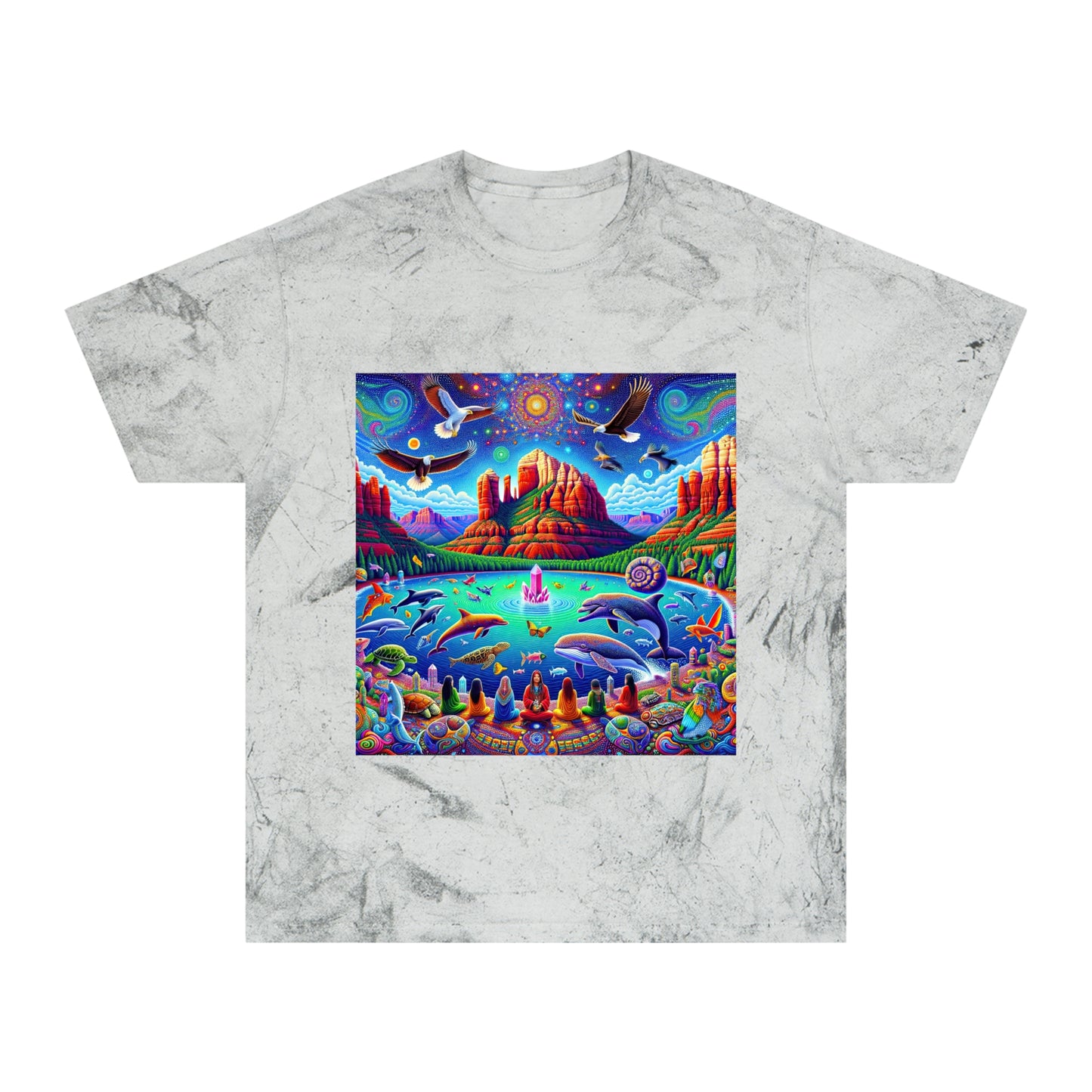 Dream Awake-Vibrant Color Blast Unisex T-Shirt