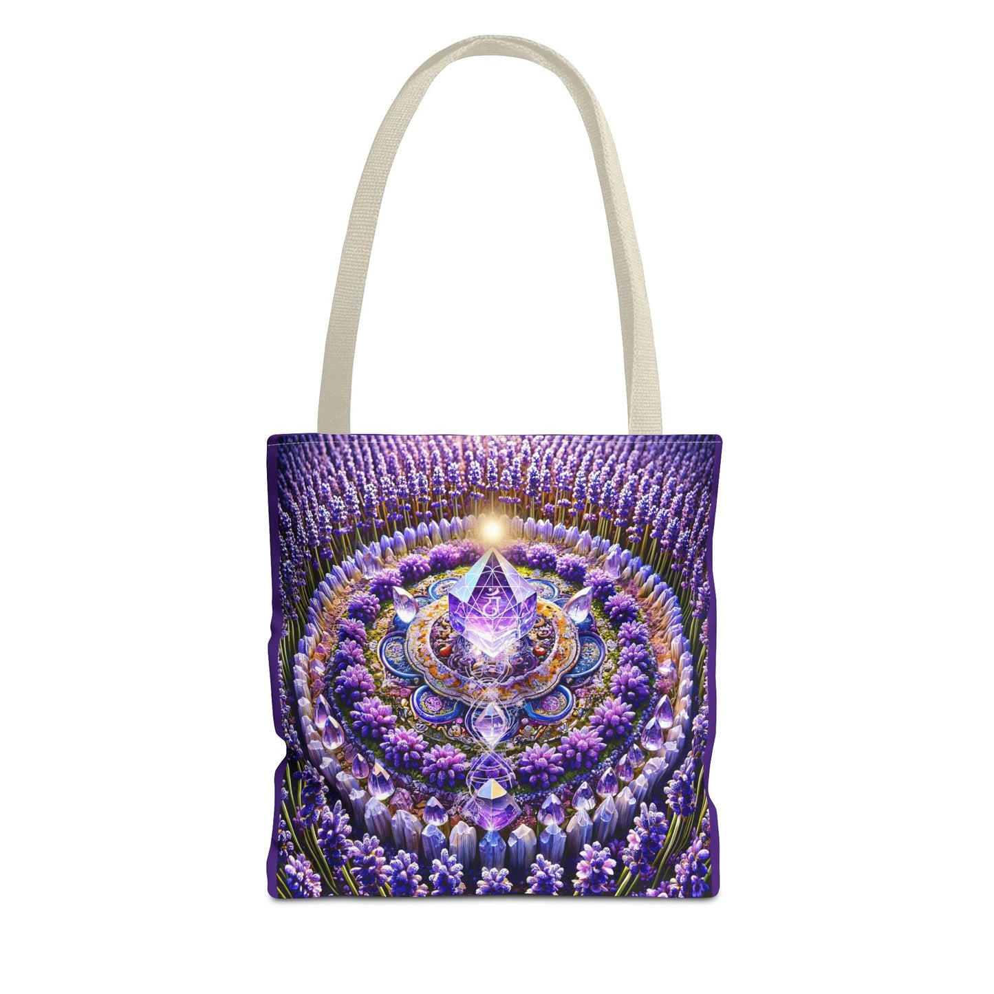 Violet Flame Mandara-Spirit Tote Bag -