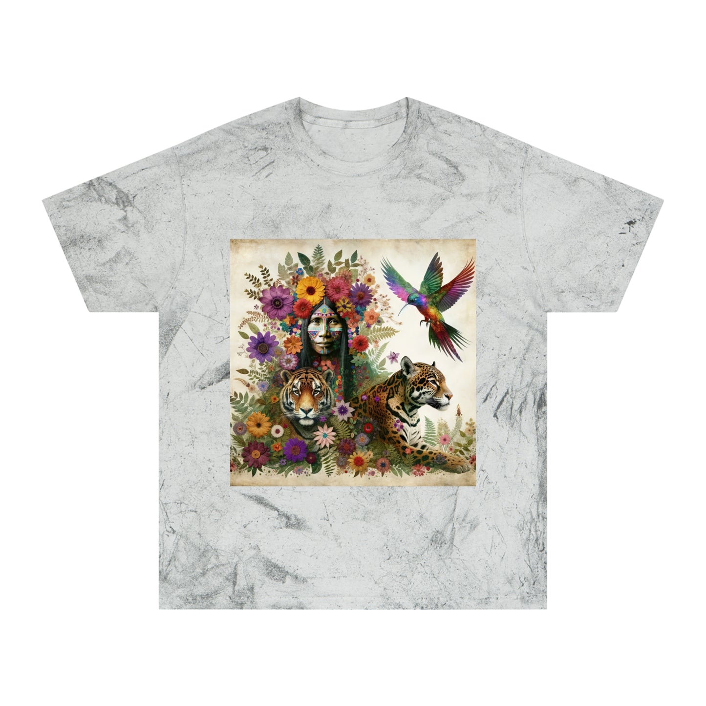 Whisper of the Medicine Woman-Unisex Color Blast T-Shirt