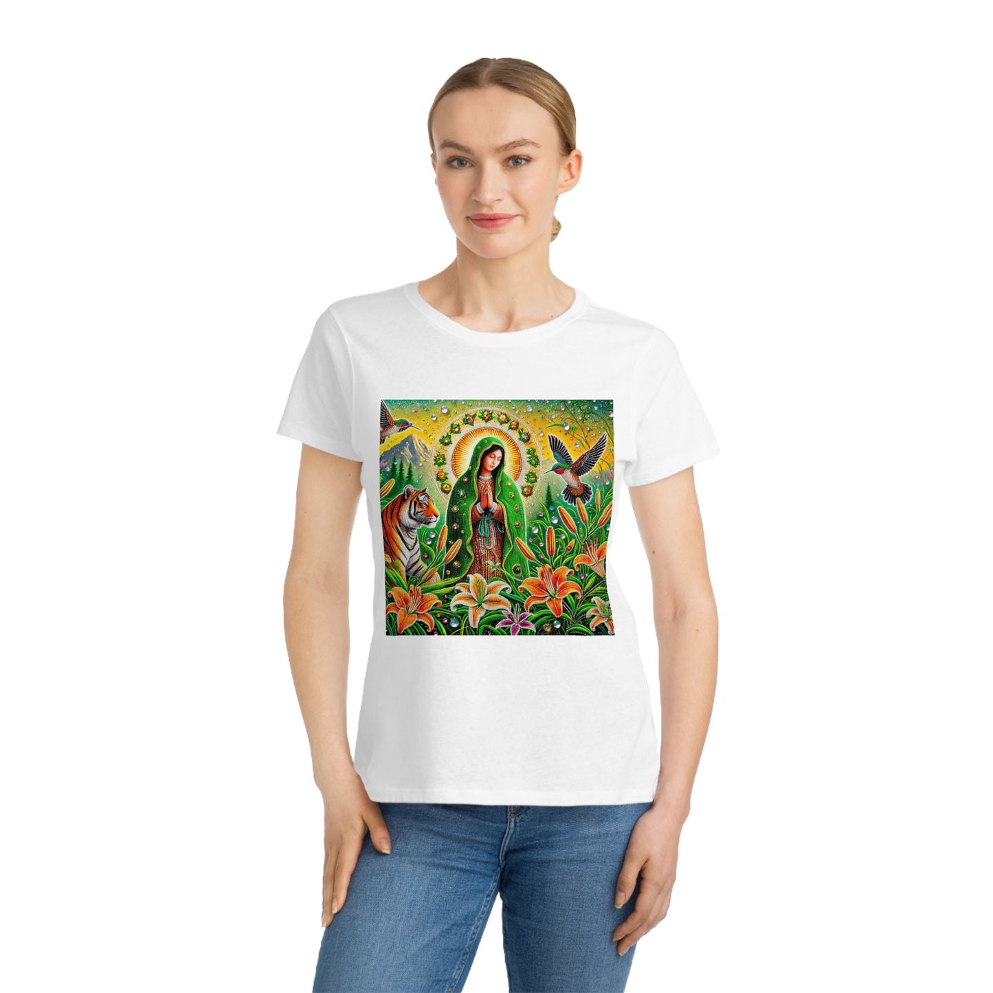 Mother of the Medicine Garden-100% Organic Cotton Women's Classic T-Shirt