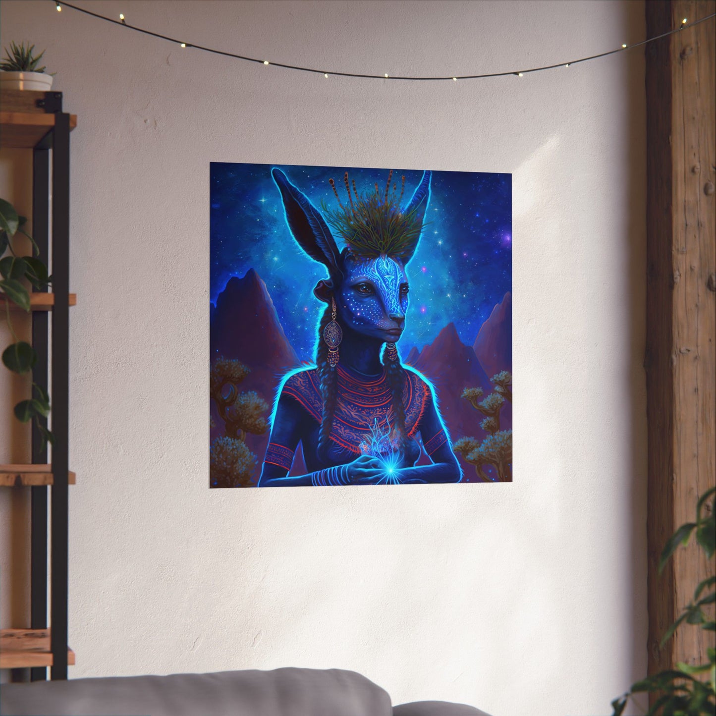 Sacred Blue Deer -Museum Grade Matte Posters