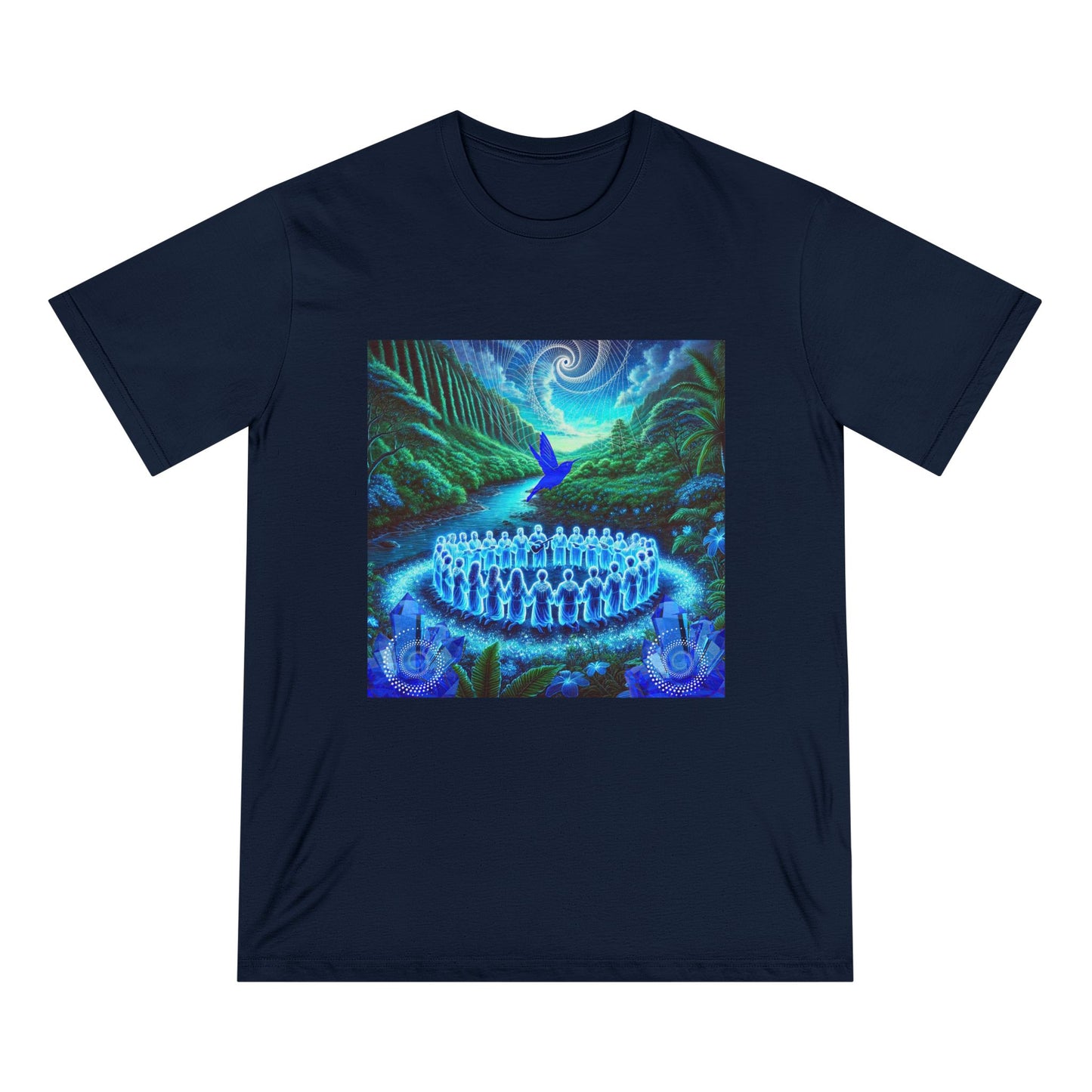 The Song of the Blue Hummingbird -100% Organic Cotton T-shirt