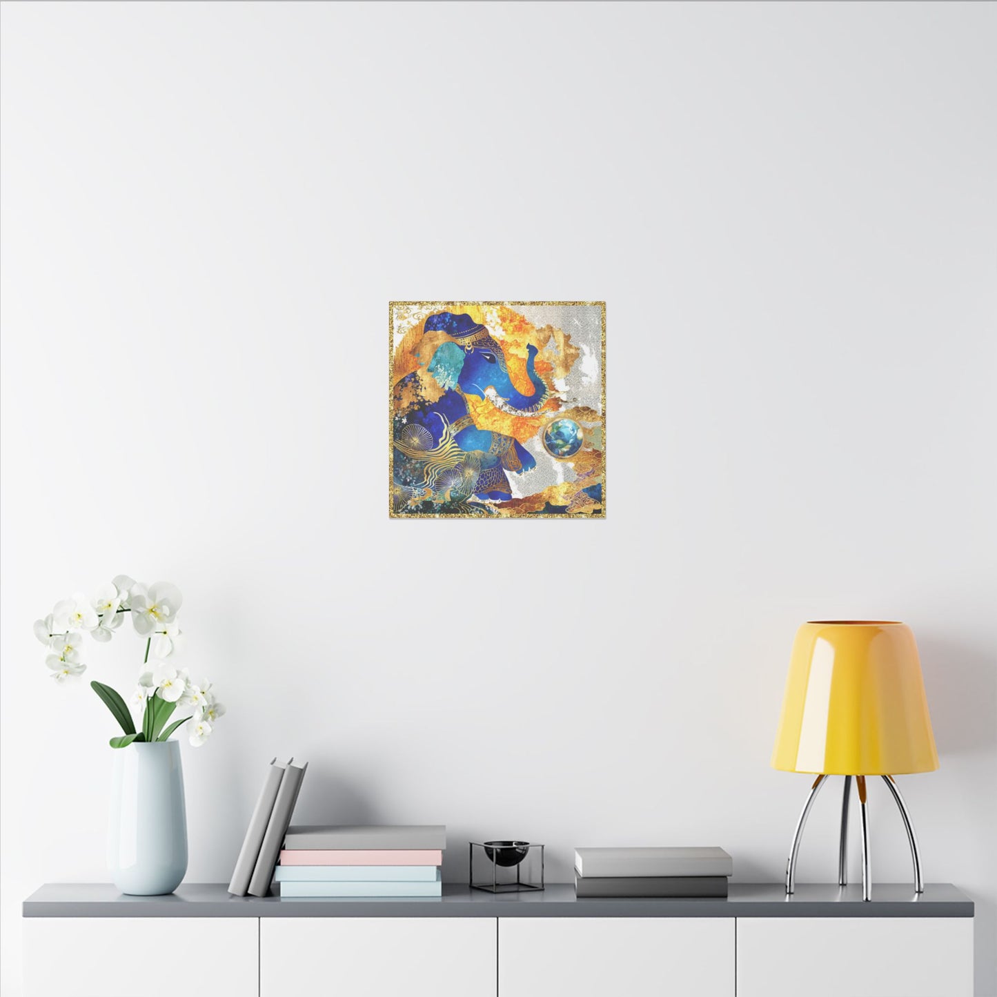 Blessing of Ganesha-Matte Canvas Art