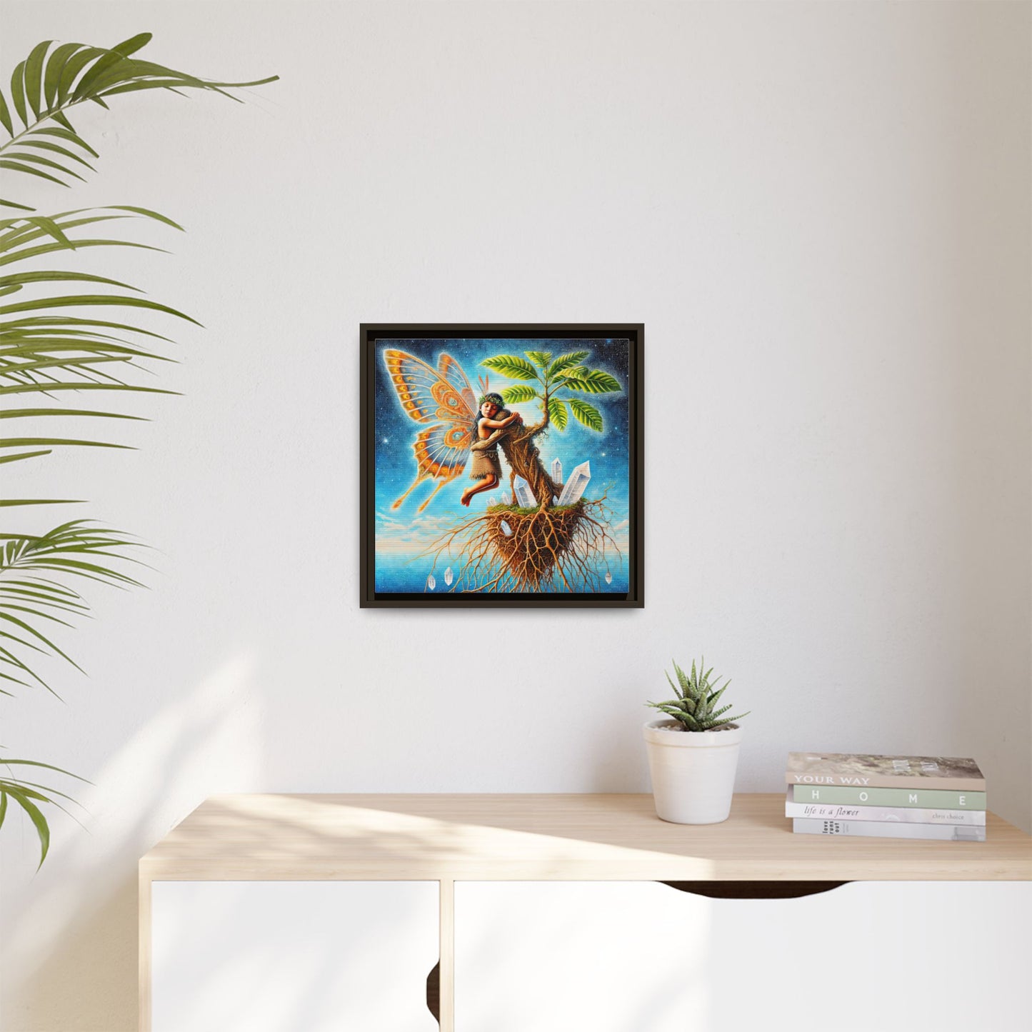 Child of The Earth-Framed Canvas Art