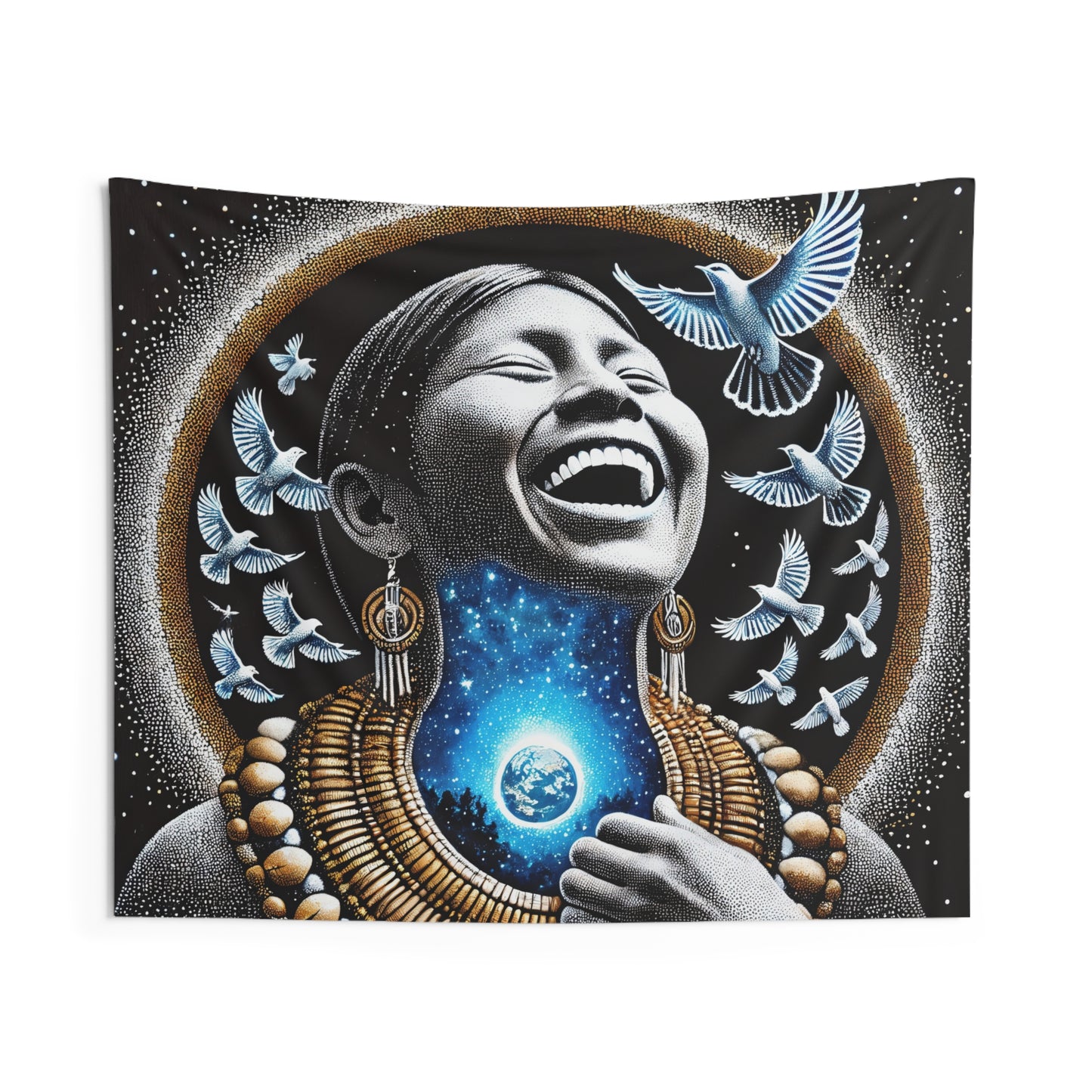 Truth of Voice-Indoor Wall Tapestry