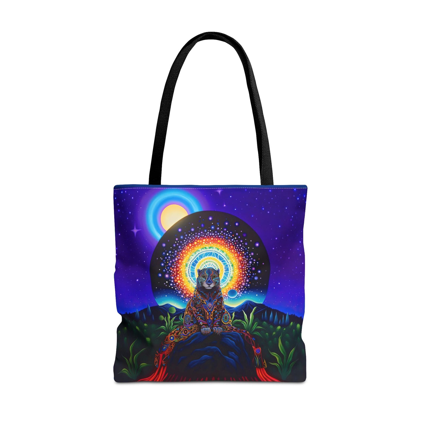 Cosmic Jaguar Tote Bag