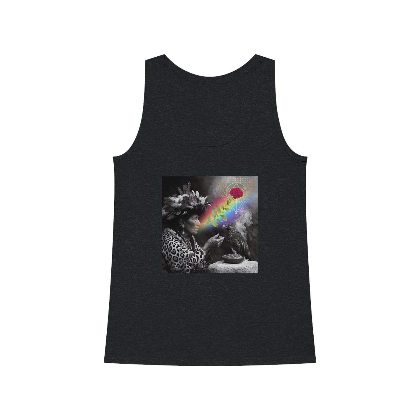 Vision of Medicine Woman-Organic Cotton Women's Tank Top