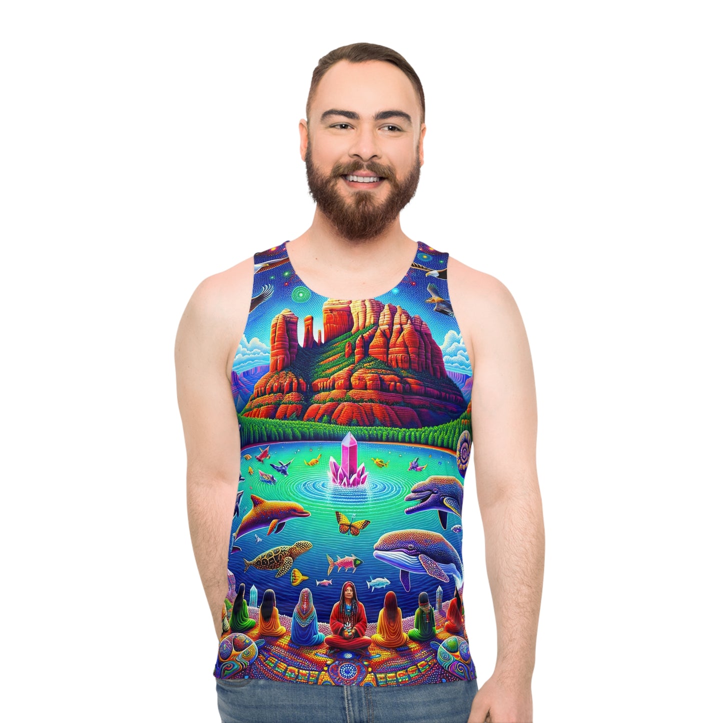 Dream Awake-Vibrant Unisex Tank Top